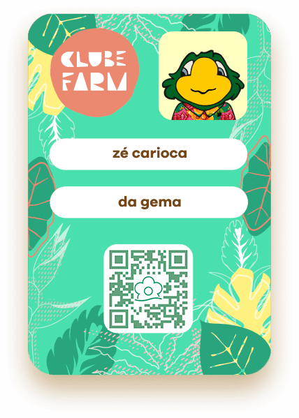 clube farm carteirinha