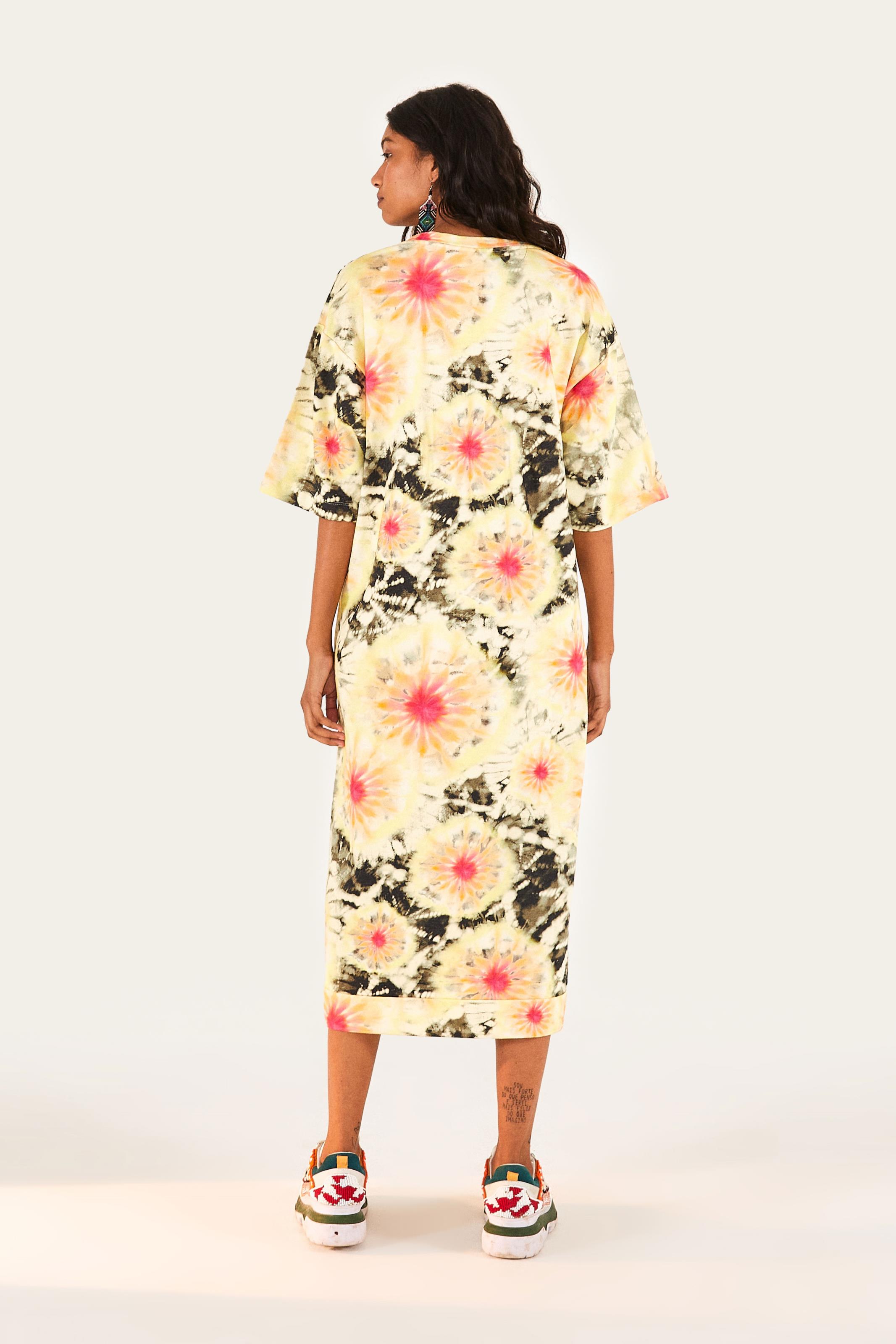 Vestido Moletom Tie Dye Yawanawa