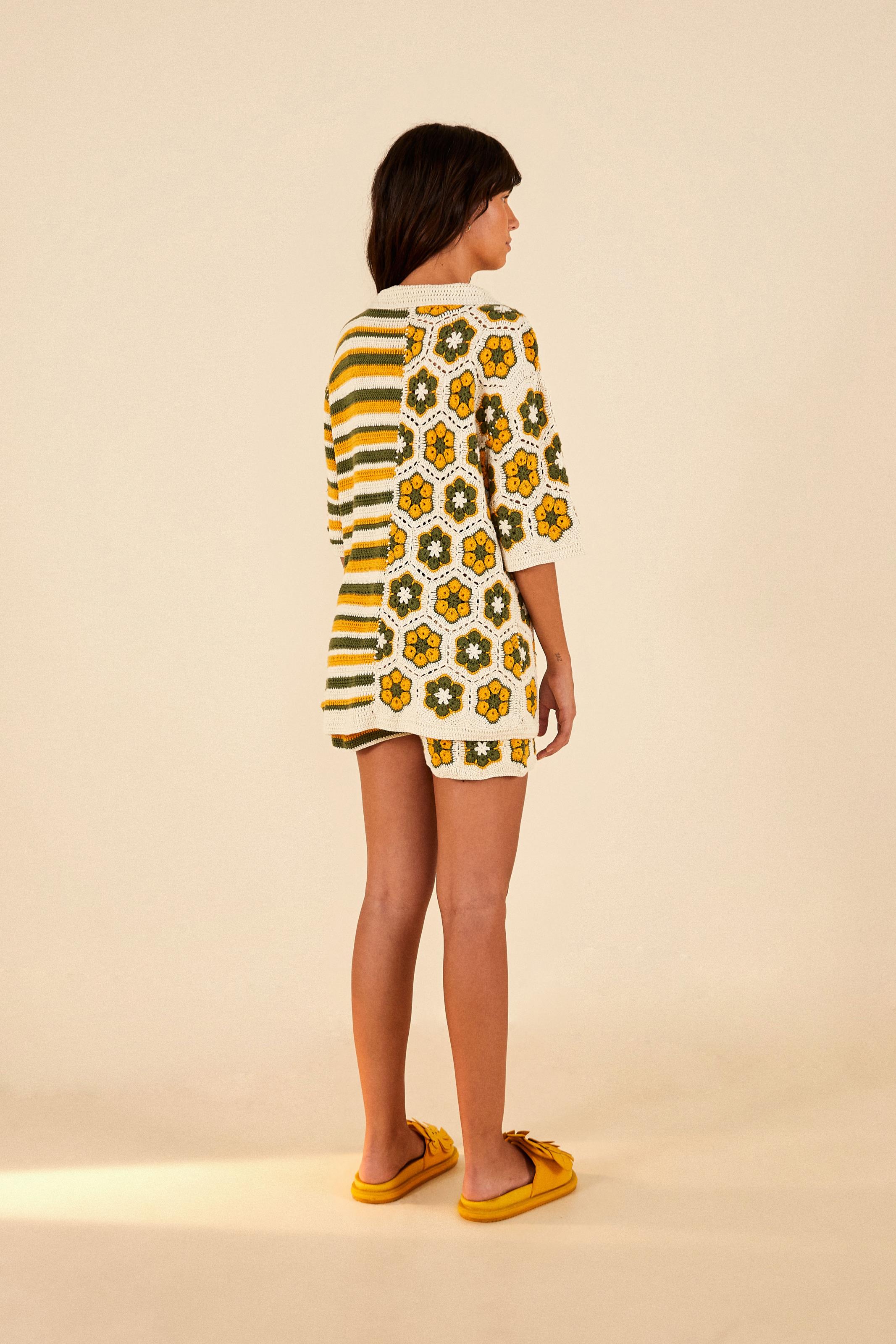 Camisa Crochet Tucaninhos Brasil