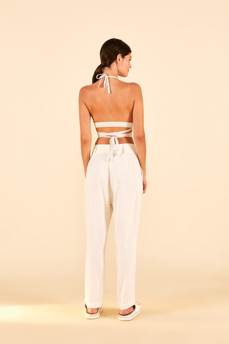 Top Biquíni Tricot Amarração