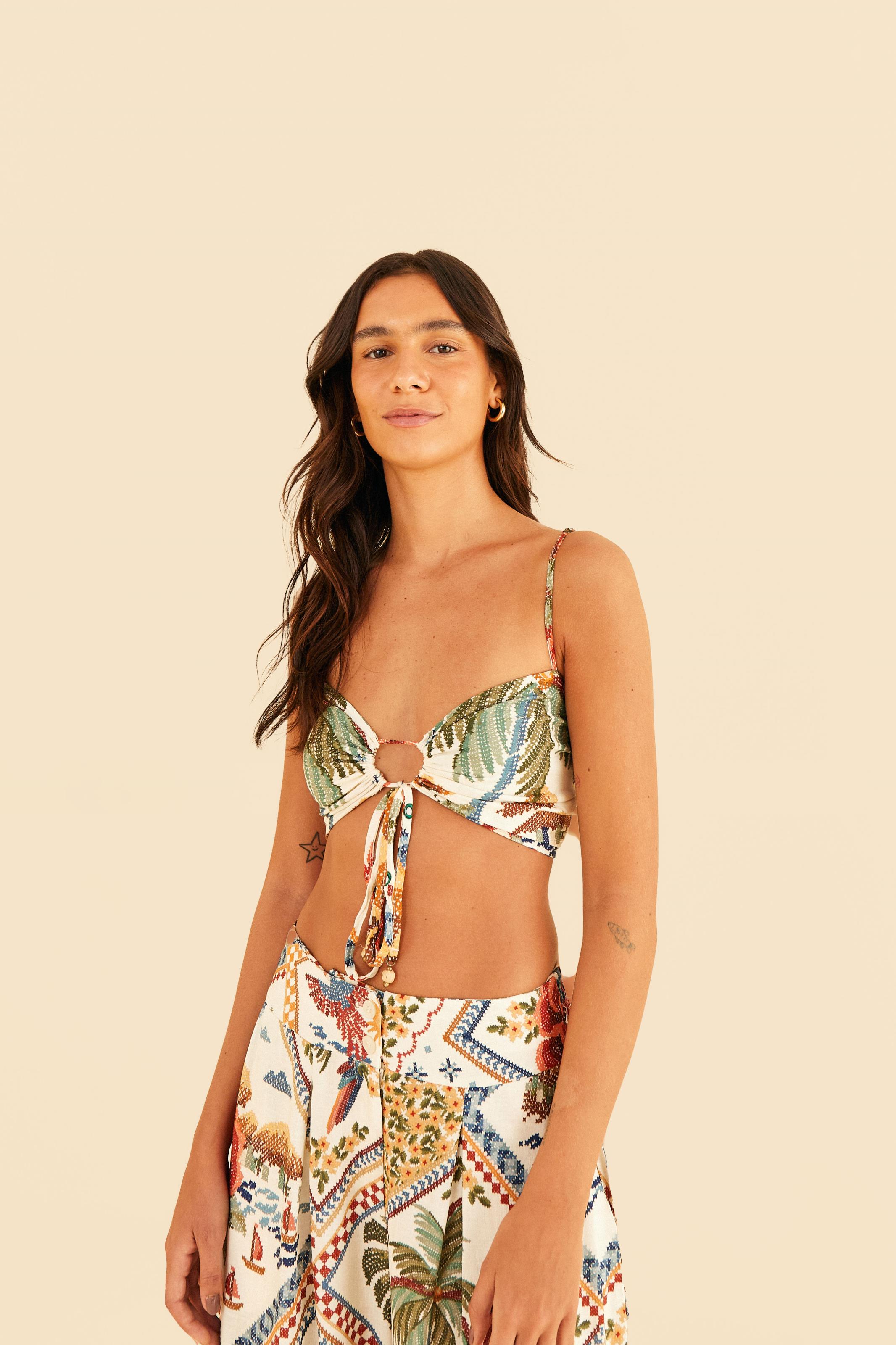 Top Estampado Rio De Cor