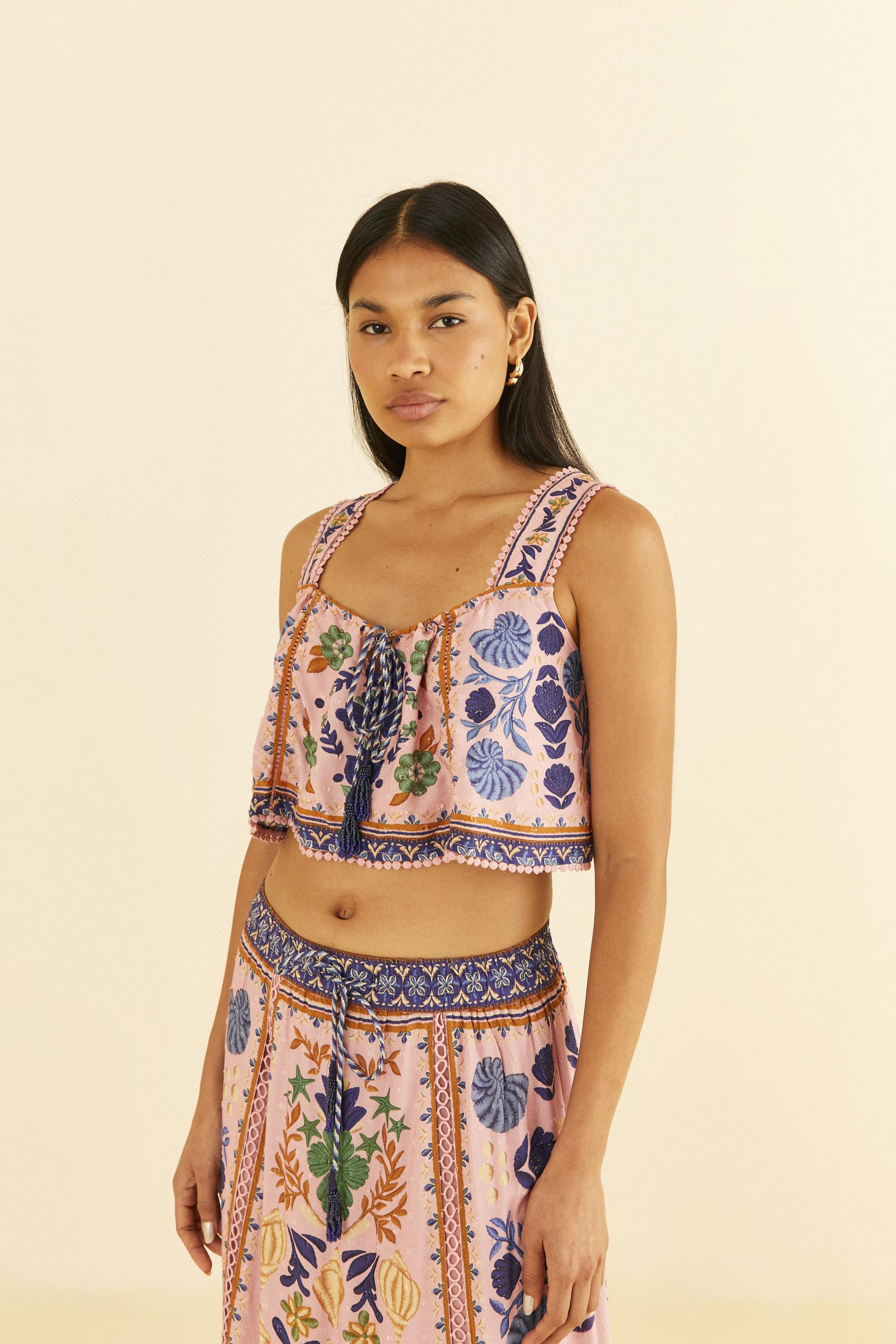 Blusa Estampada Maré