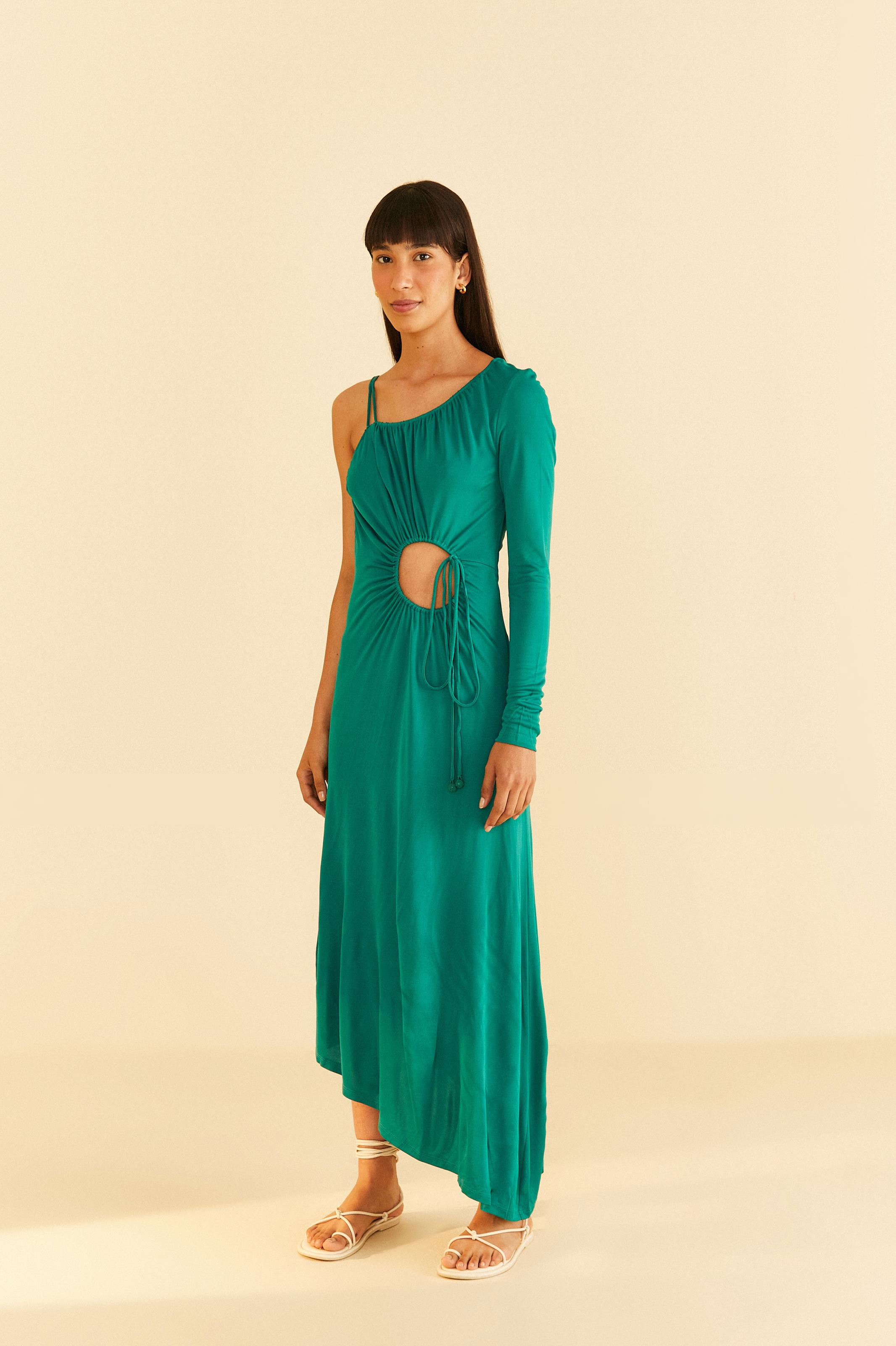 Vestido Cropped Ombro Só