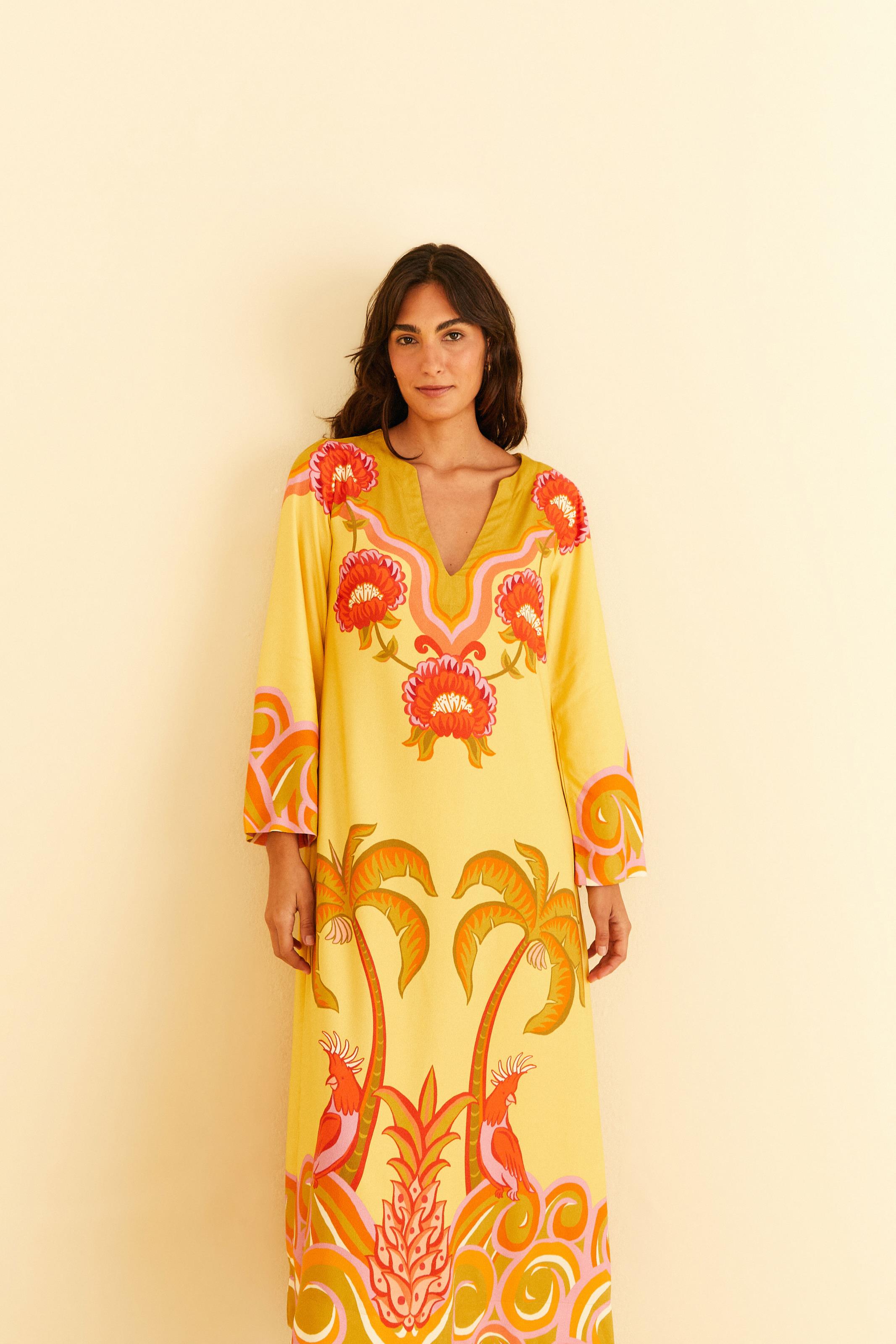 Vestido Estampado Abacatua Engenharia