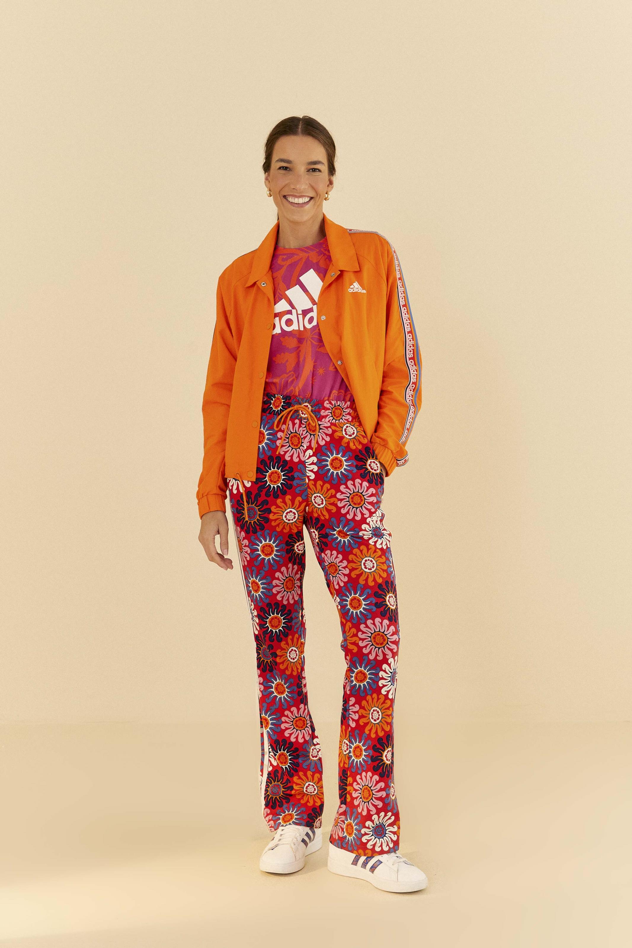 Body Adidas Estampado Boho Flower Magenta