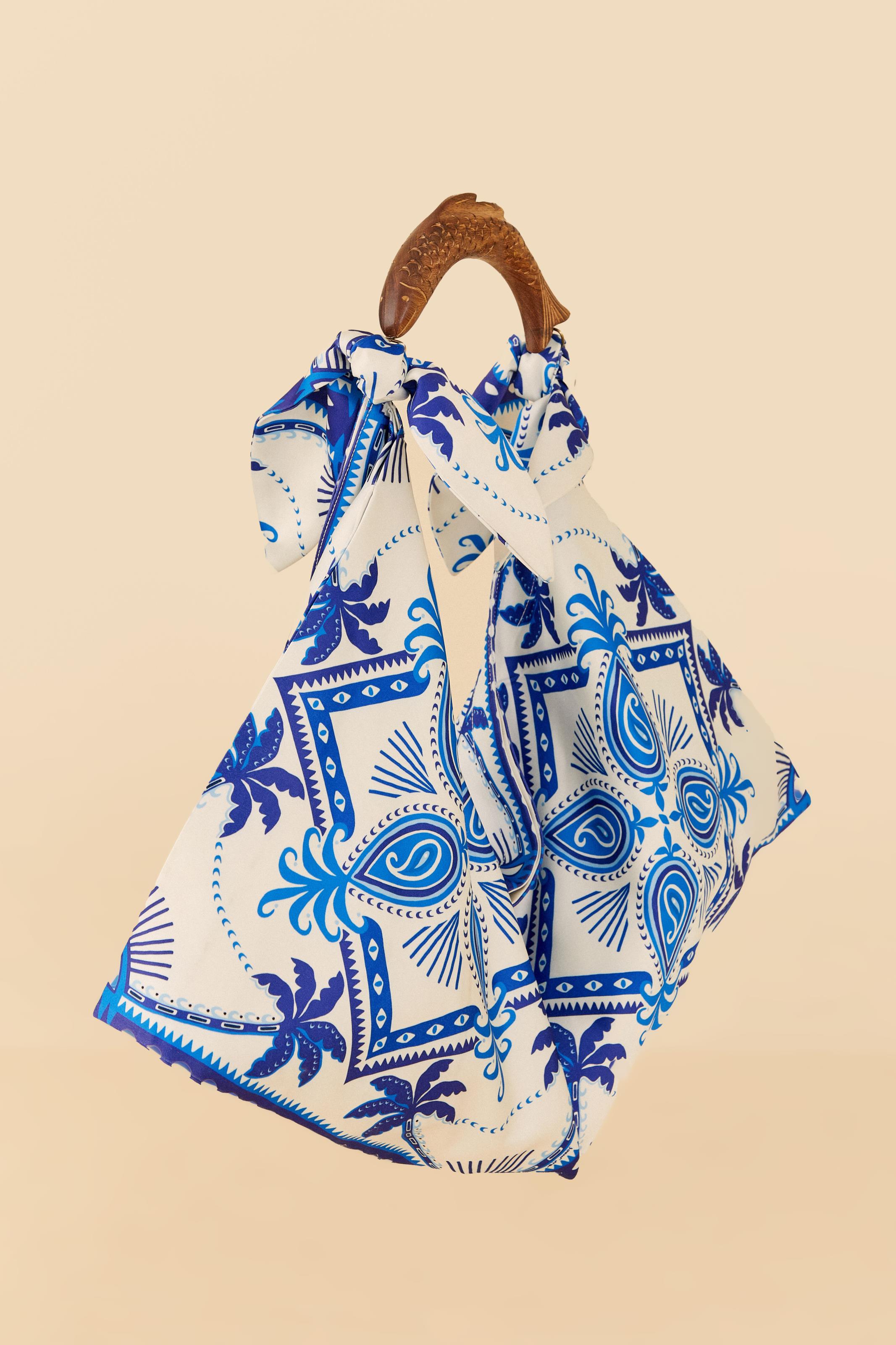 Bolsa Lenço Estampada Astral