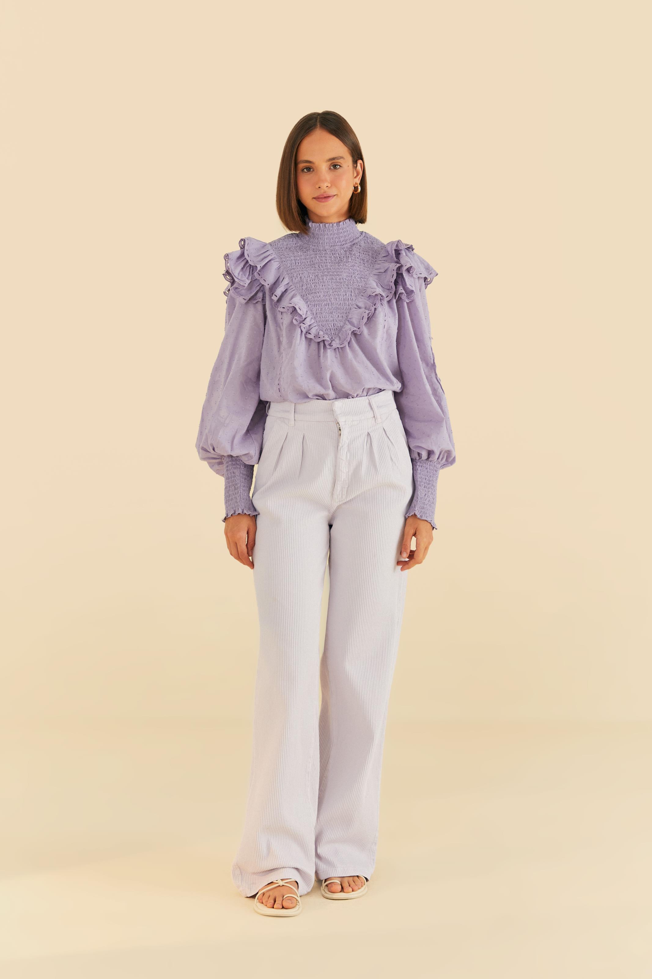 Calça Prega Sarja Cotelê