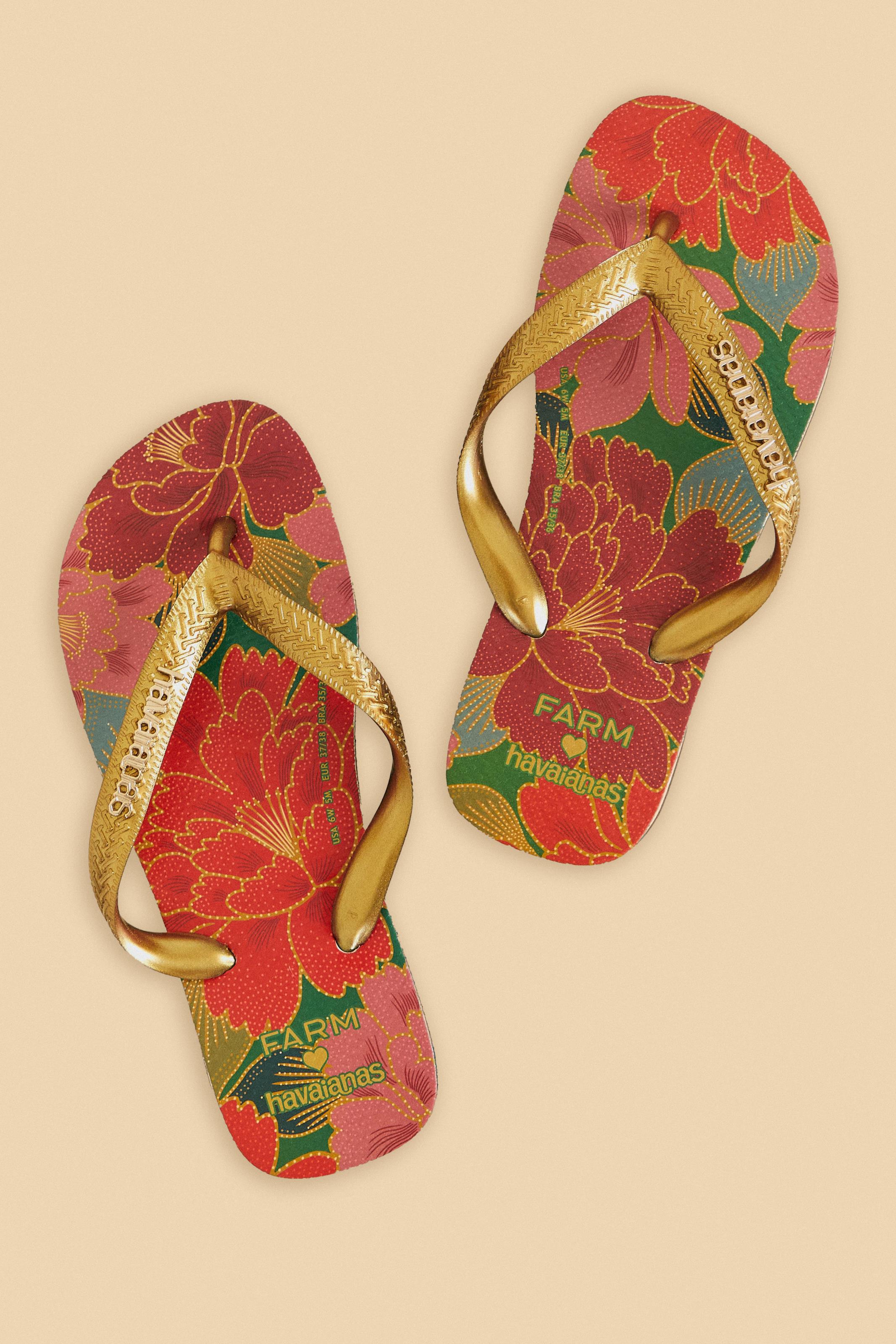 Havaianas Estampadas Chita Solar