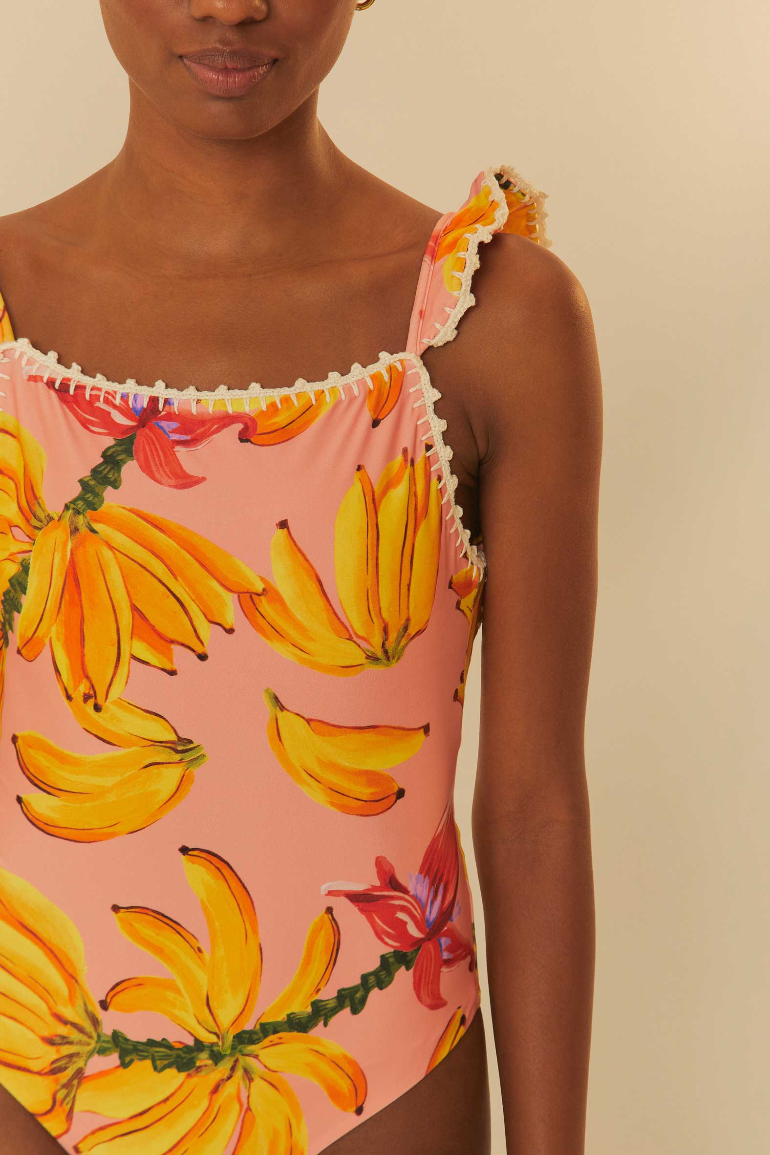 Maiô Artesanal Estampado Gosto De Banana