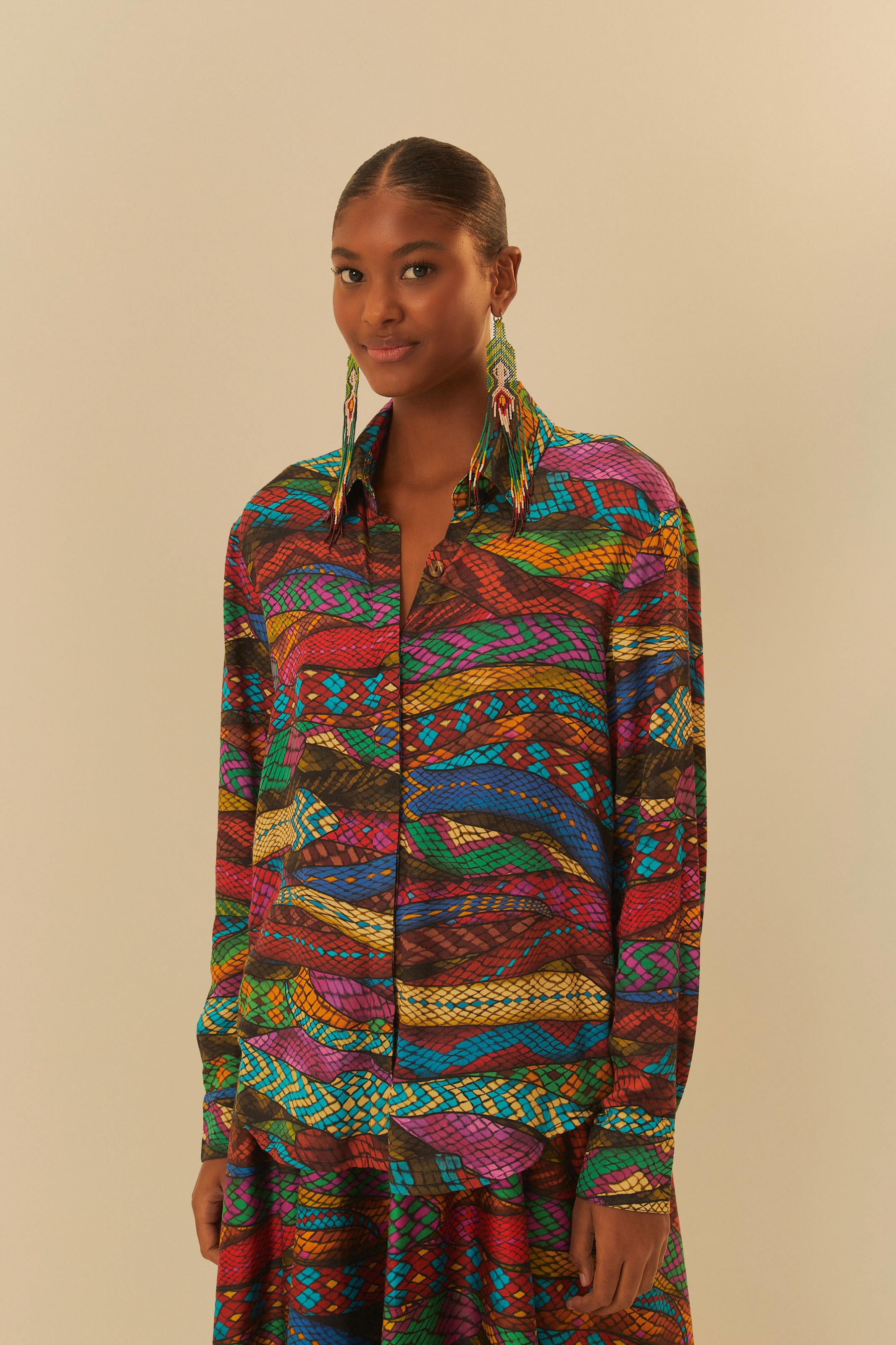 Camisa Estampada Miragem