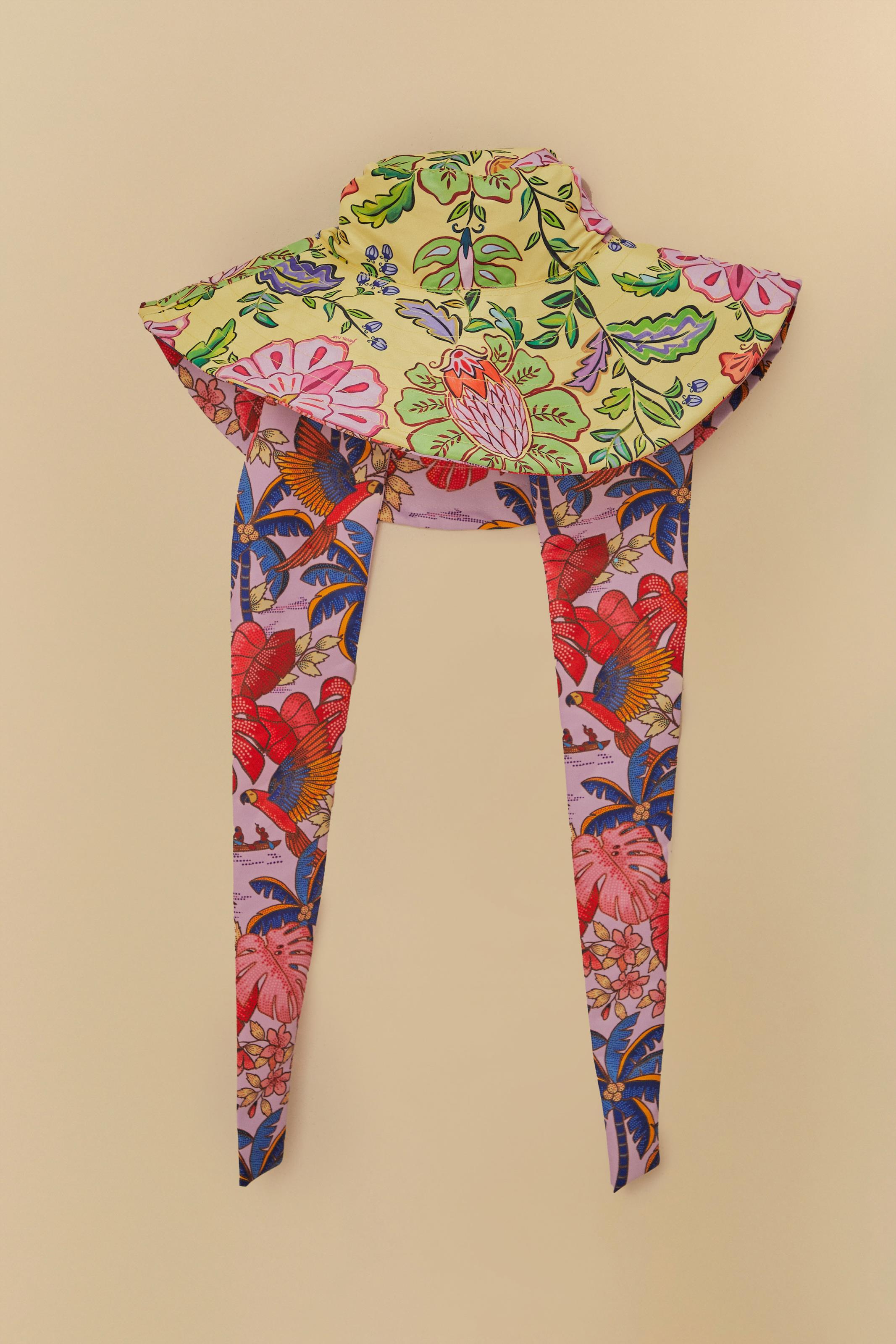 Chapéu Double Estampado Banho De Rio