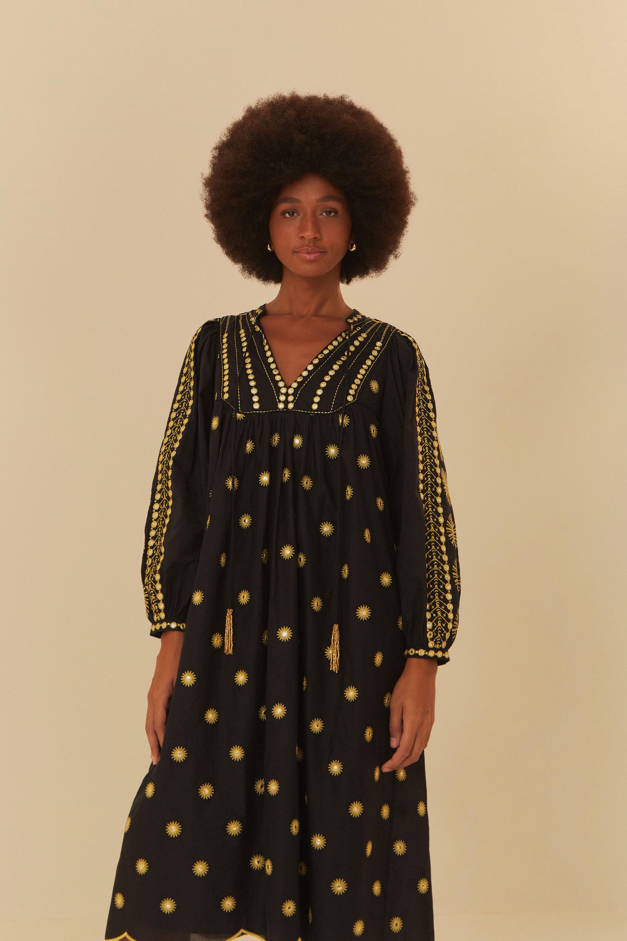 Vestido Bordado Sol