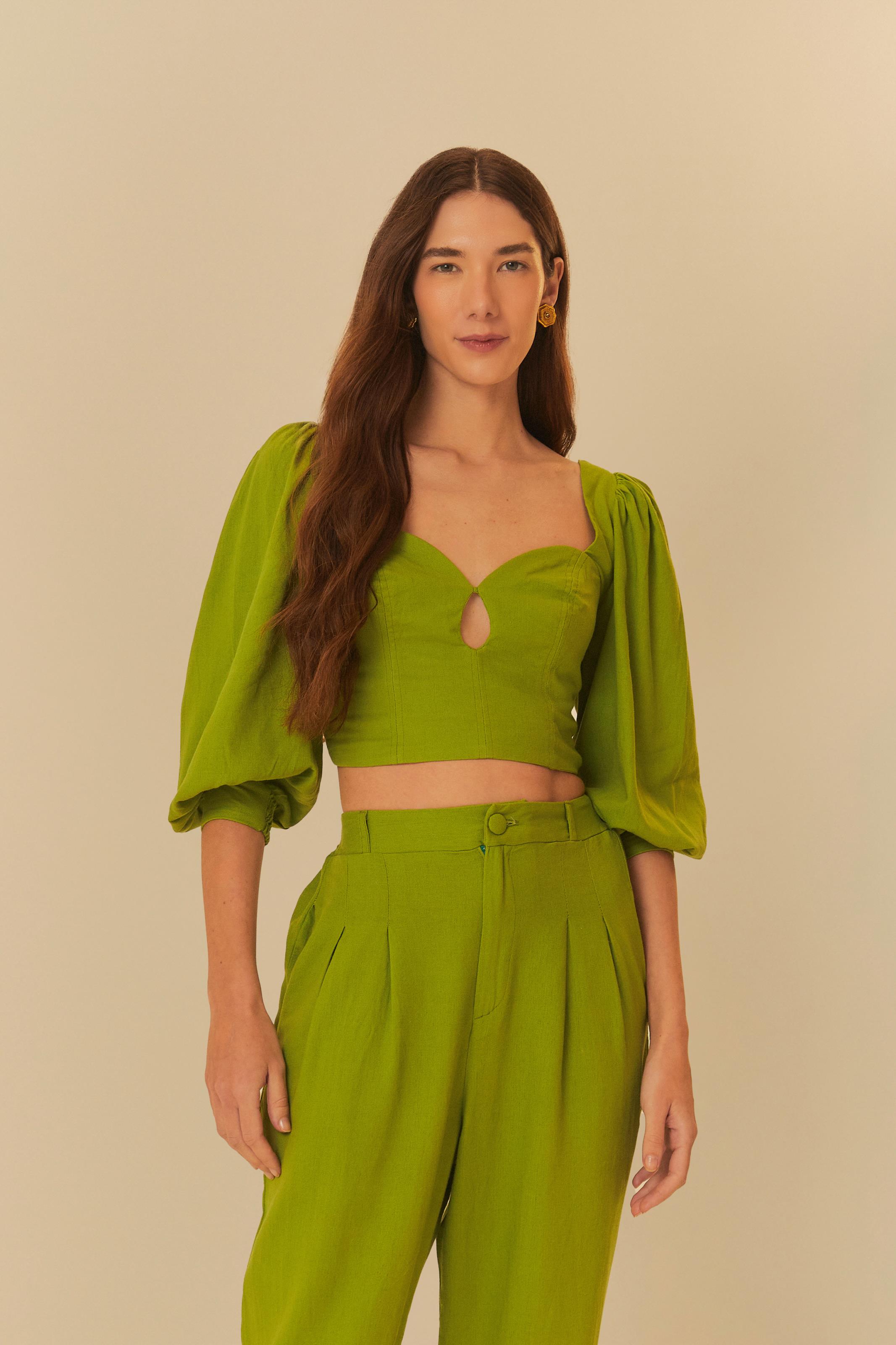 Blusa Decote Mangoes
