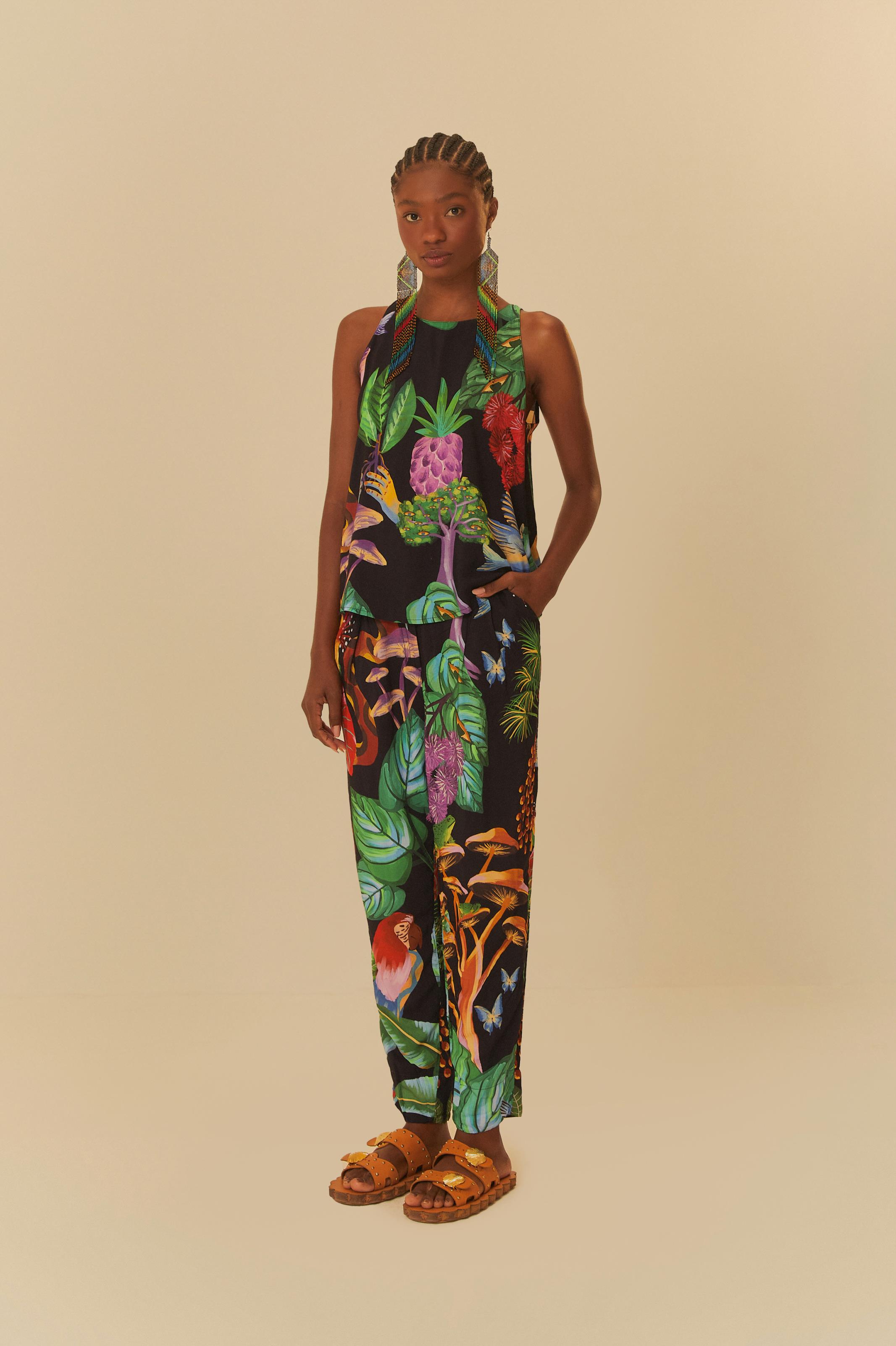 Calça Estampada Caminho Yawanawa
