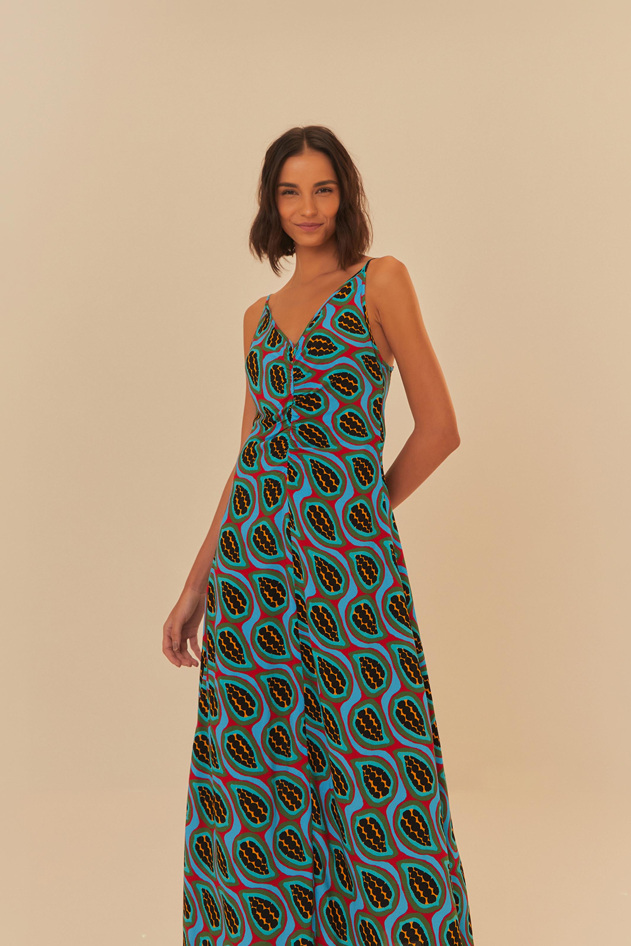 Vestido Estampado Urucum