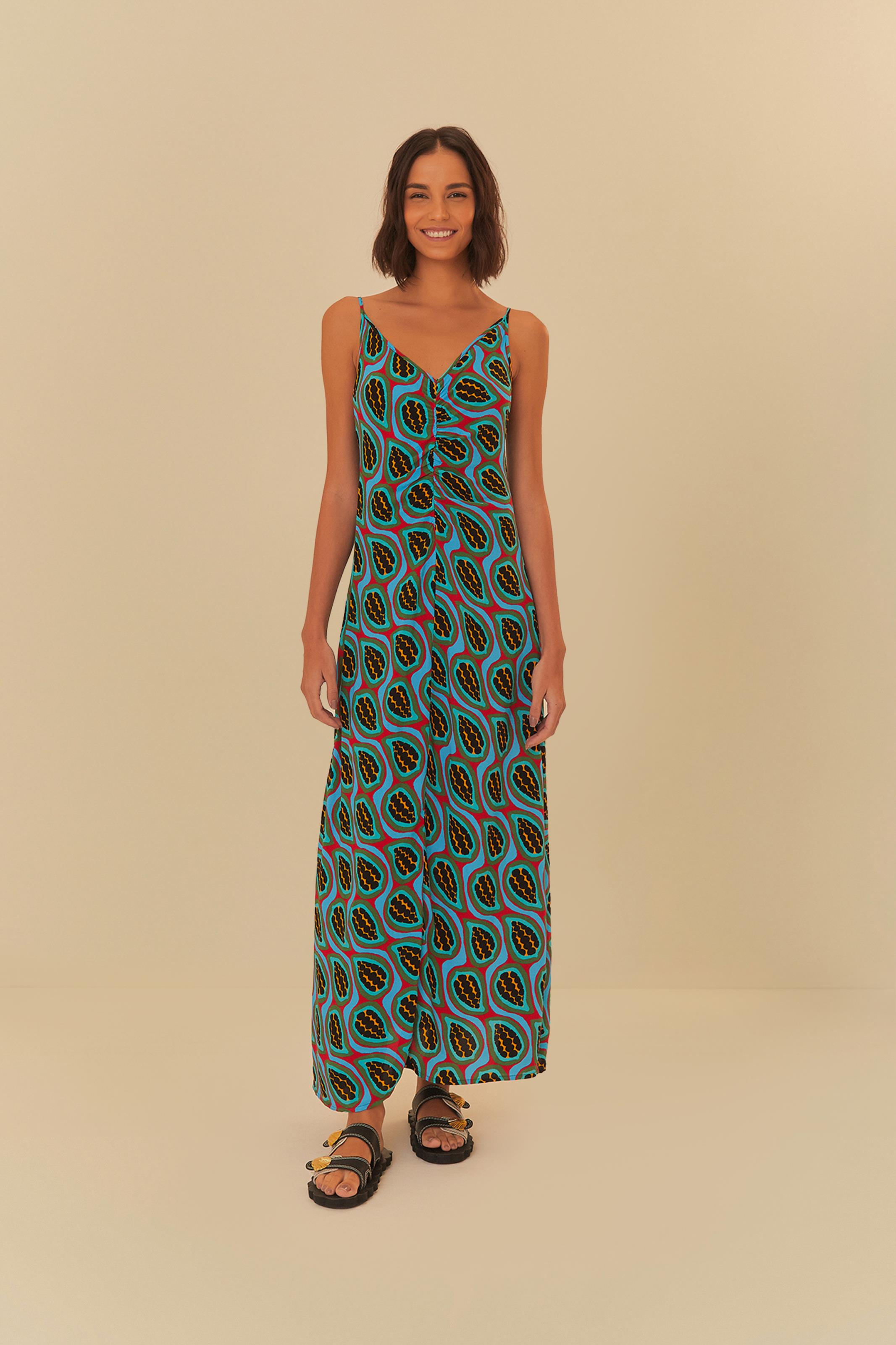 Vestido Estampado Urucum