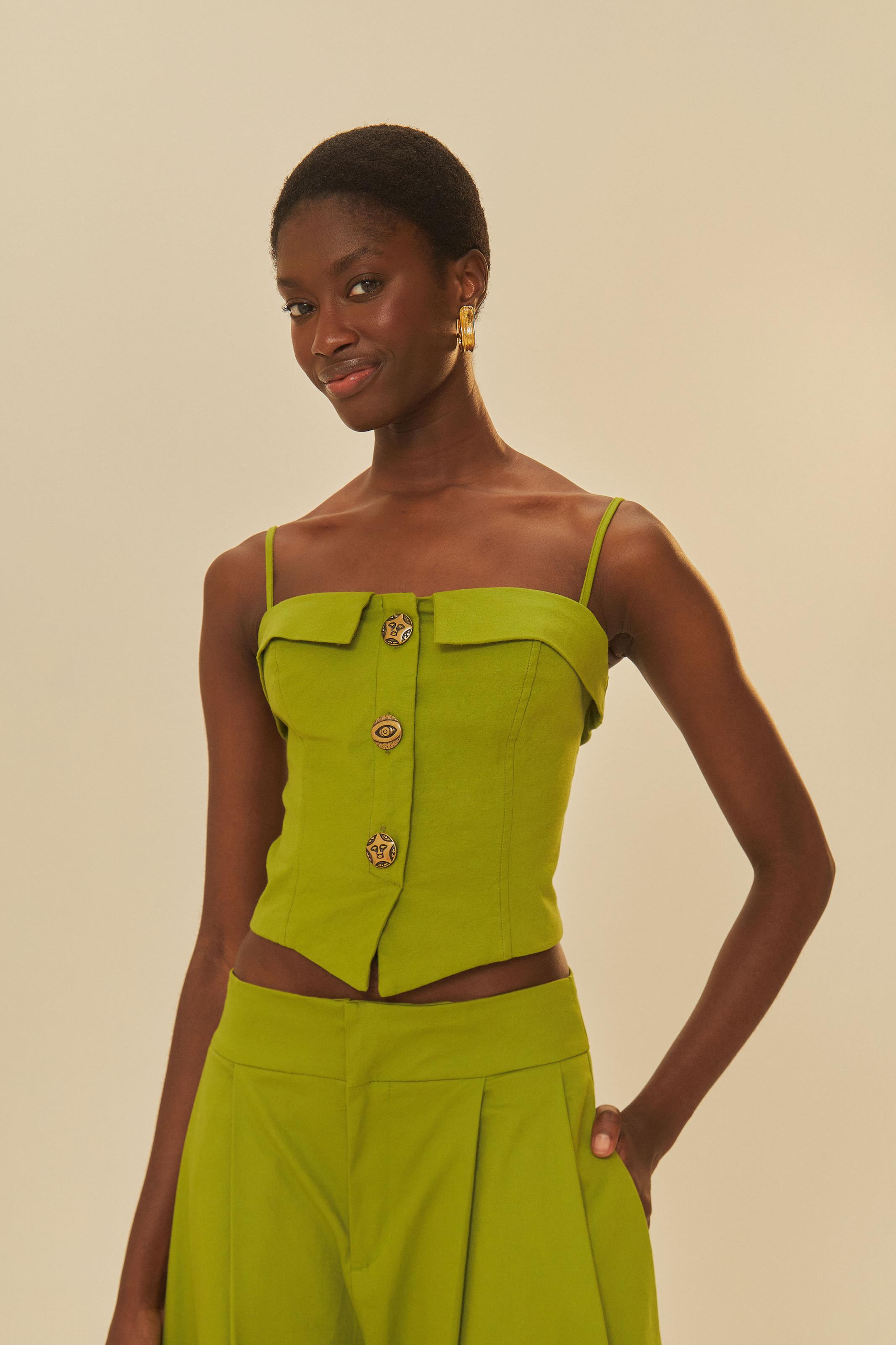 Blusa Estruturada Botões