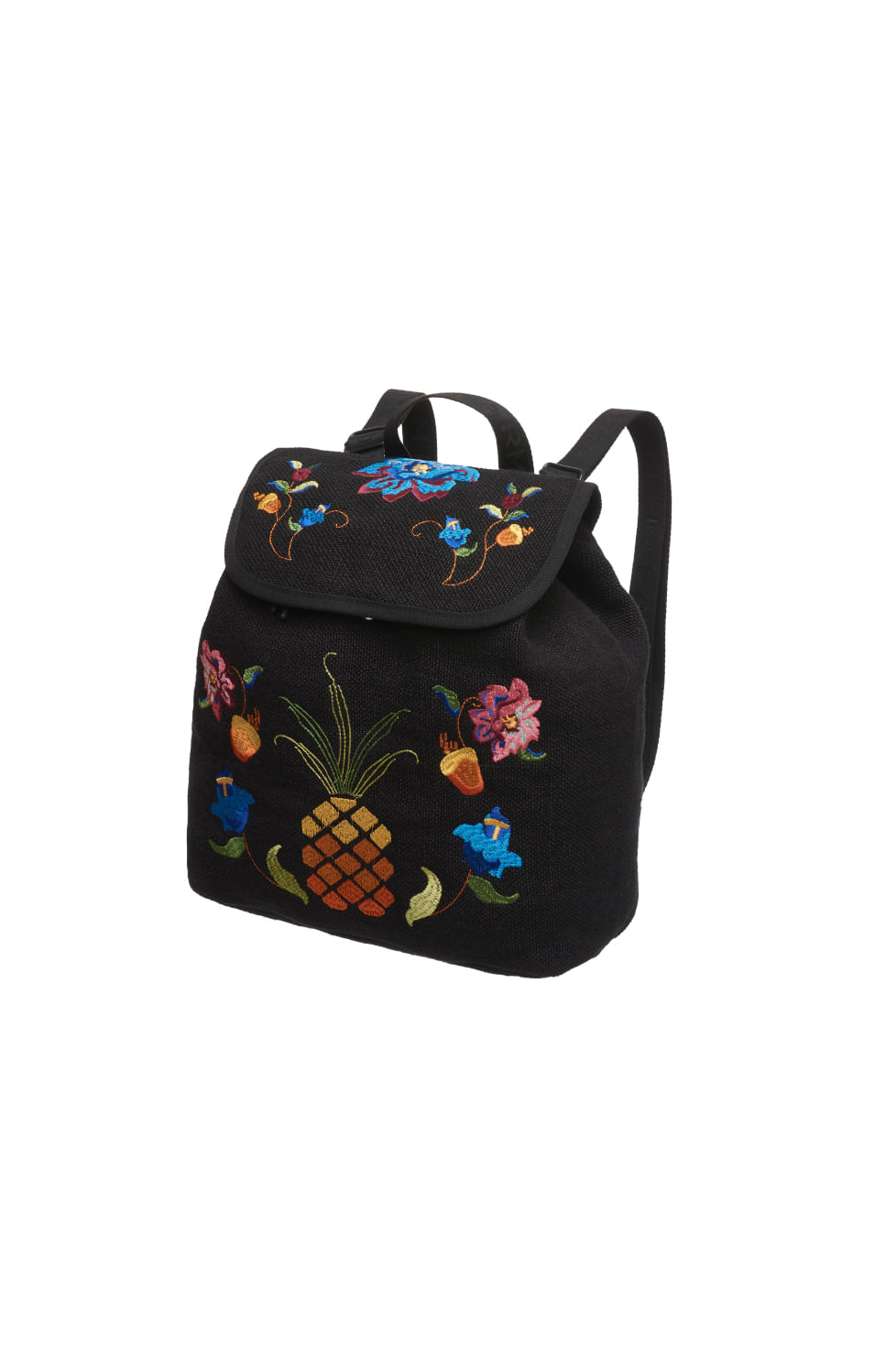 Mochila Bossa Nova Fruta Bordada Artesan