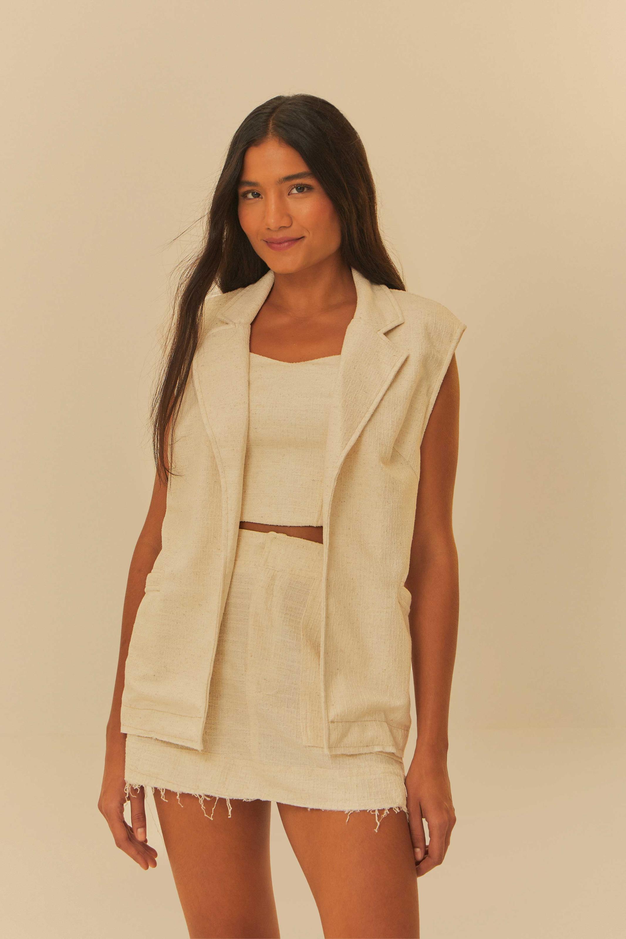Colete Tweed