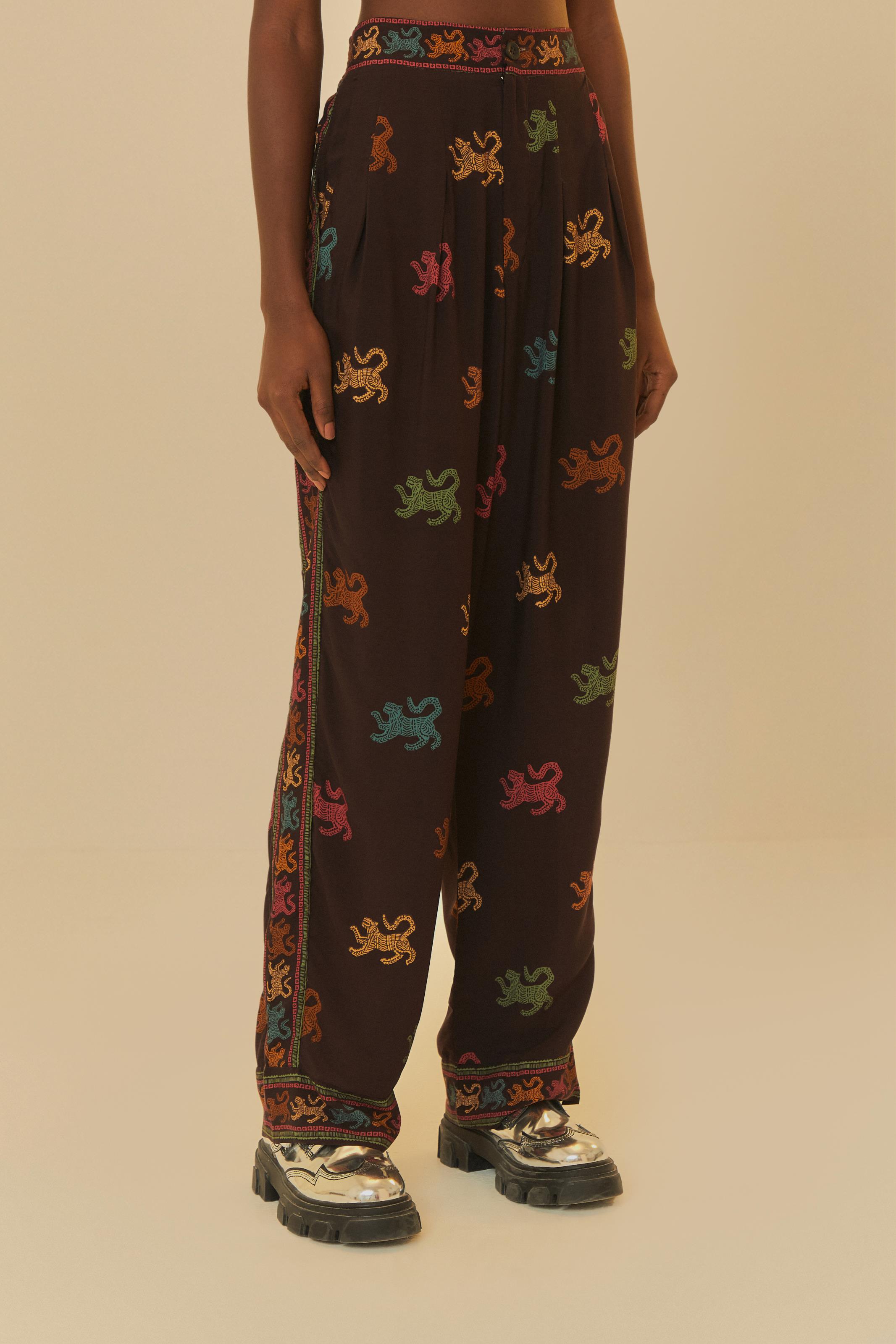 Calça Estampada Pasadena De Onça