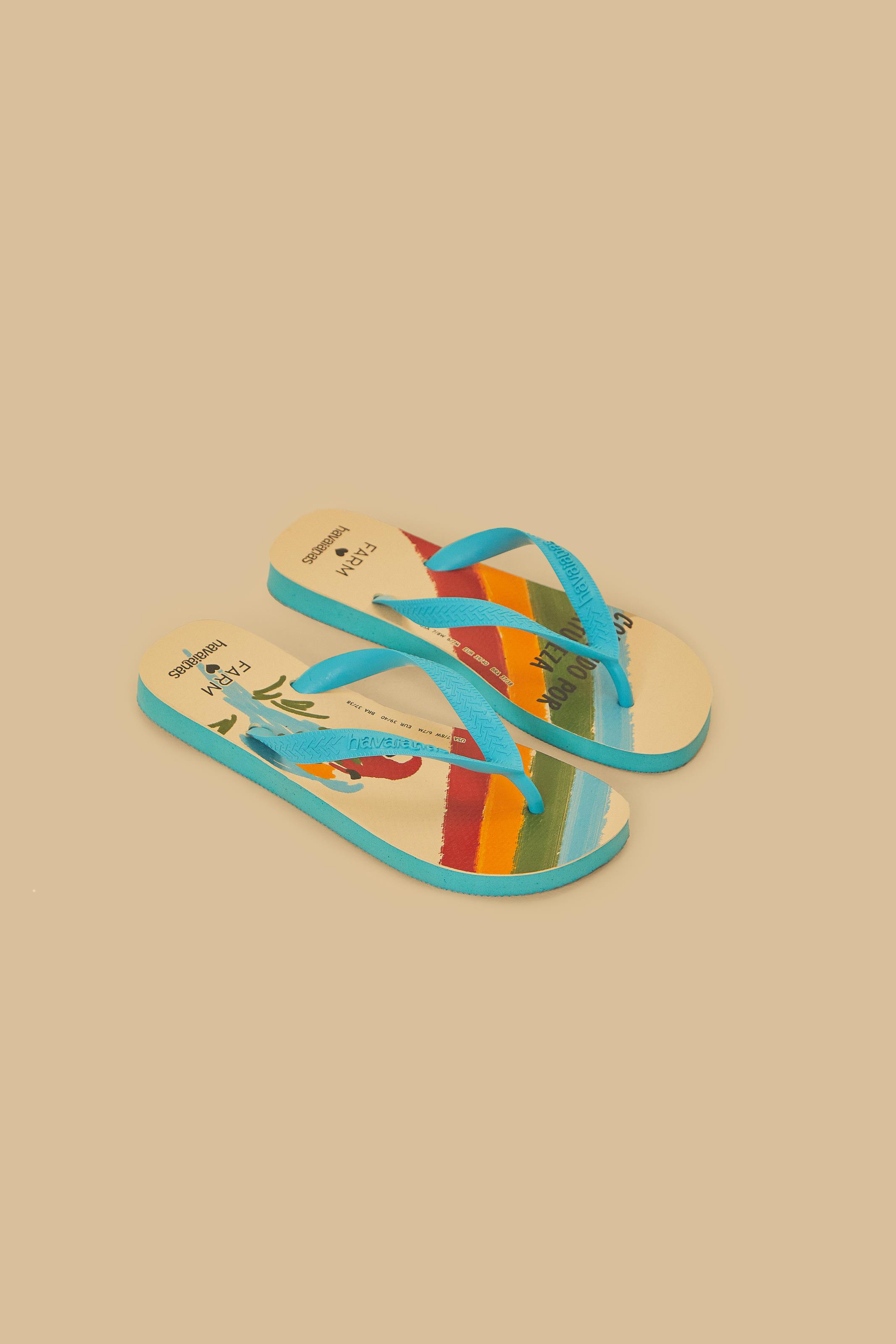 Havaianas Estampadas Colorido Por Natureza