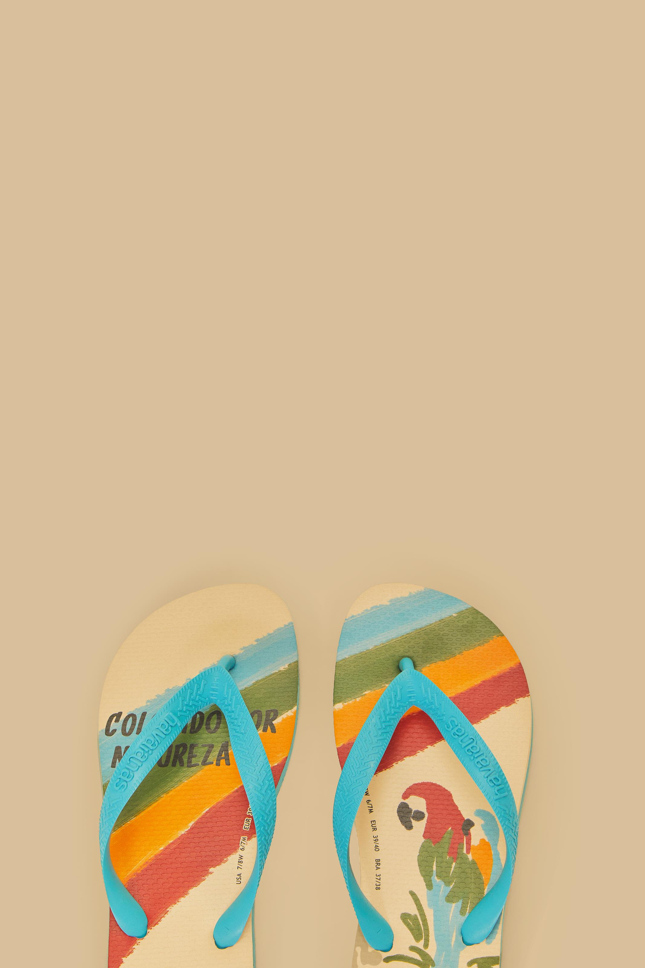 Havaianas Estampadas Colorido Por Natureza