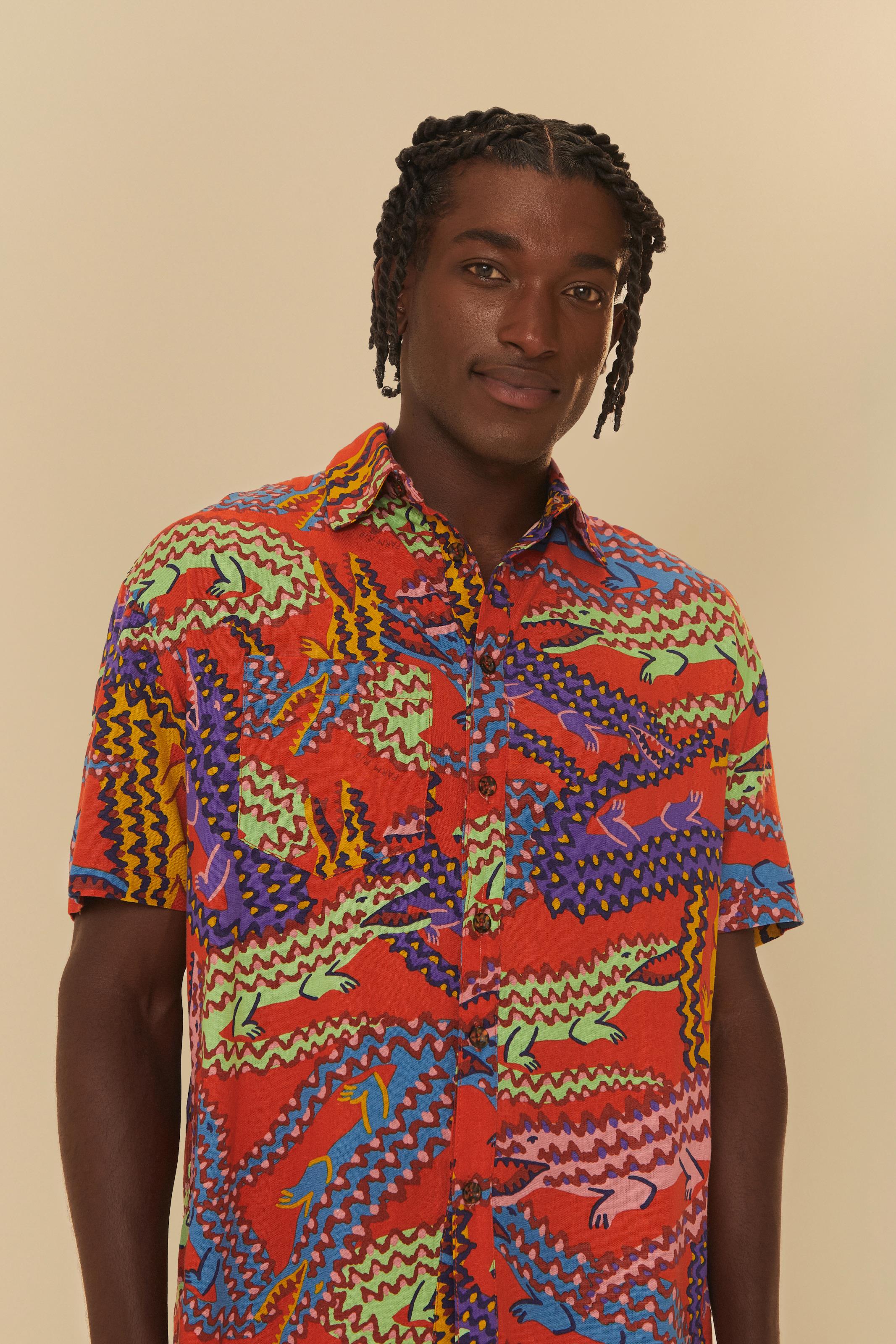 Camisa Uni Estampada Jacadino