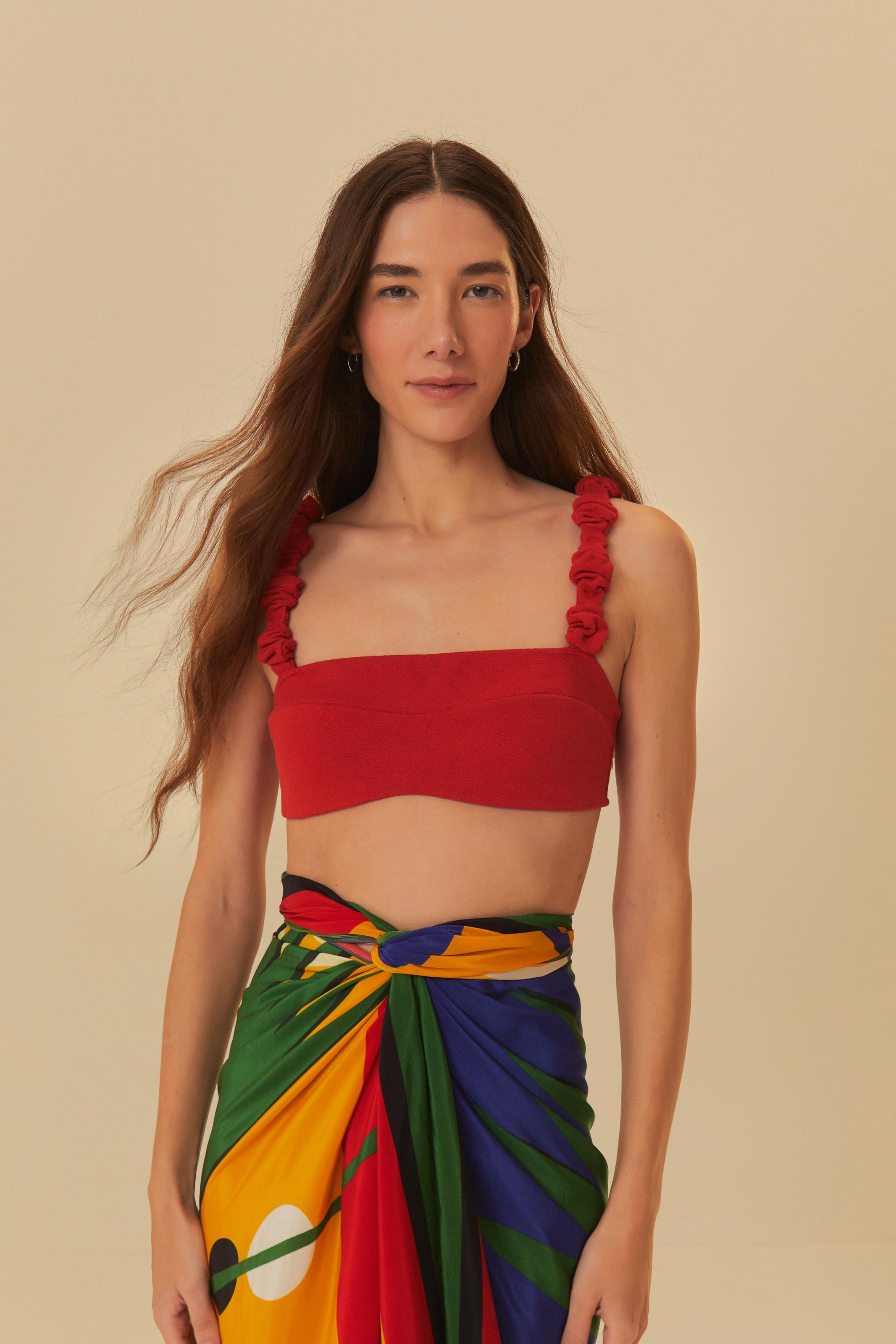 Top Alça Fru Fru