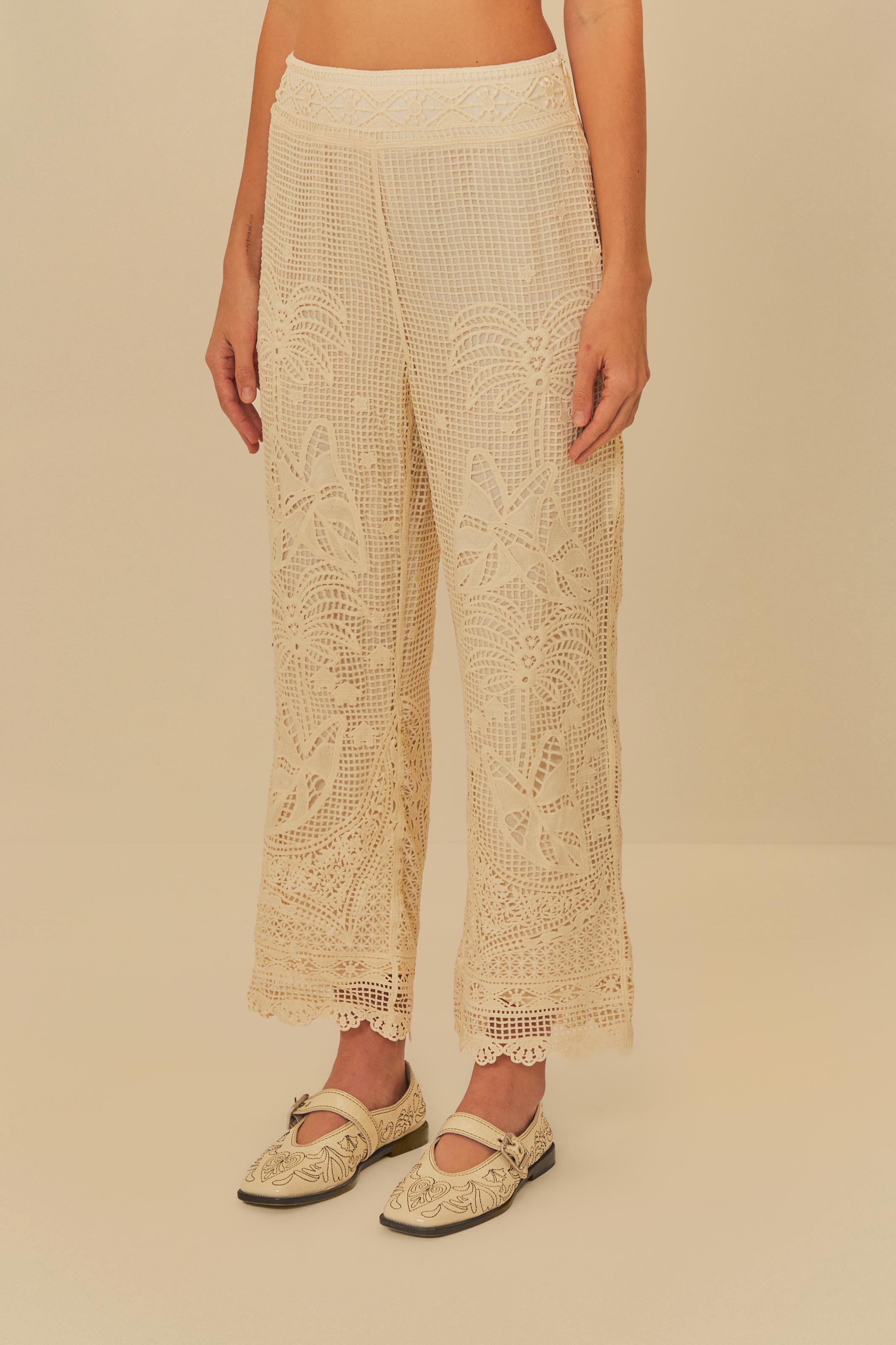 Calça Guipure Amor De Abacaxi