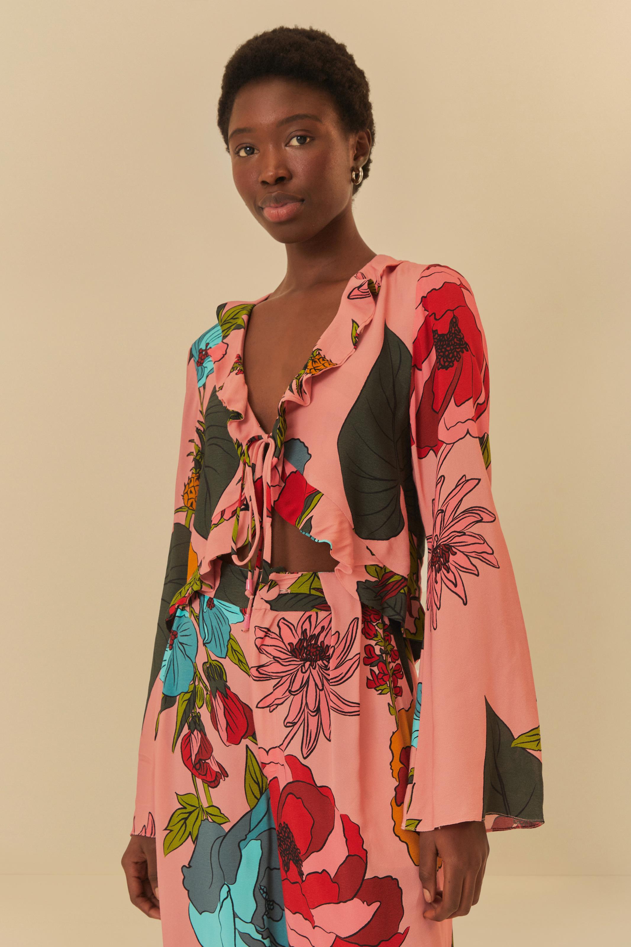 Blusa Estampada Calor Floral