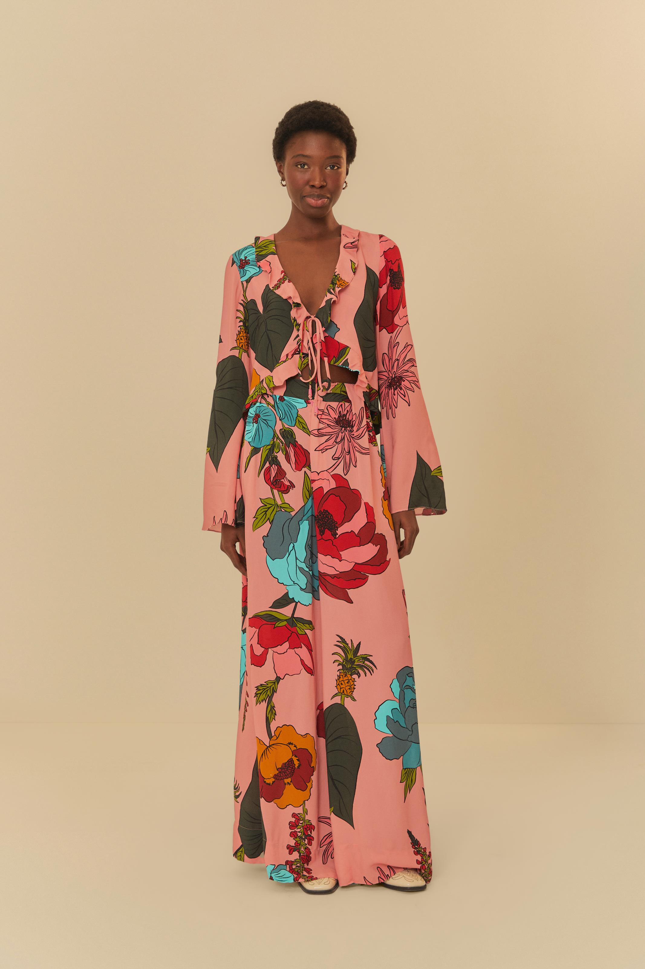Blusa Estampada Calor Floral