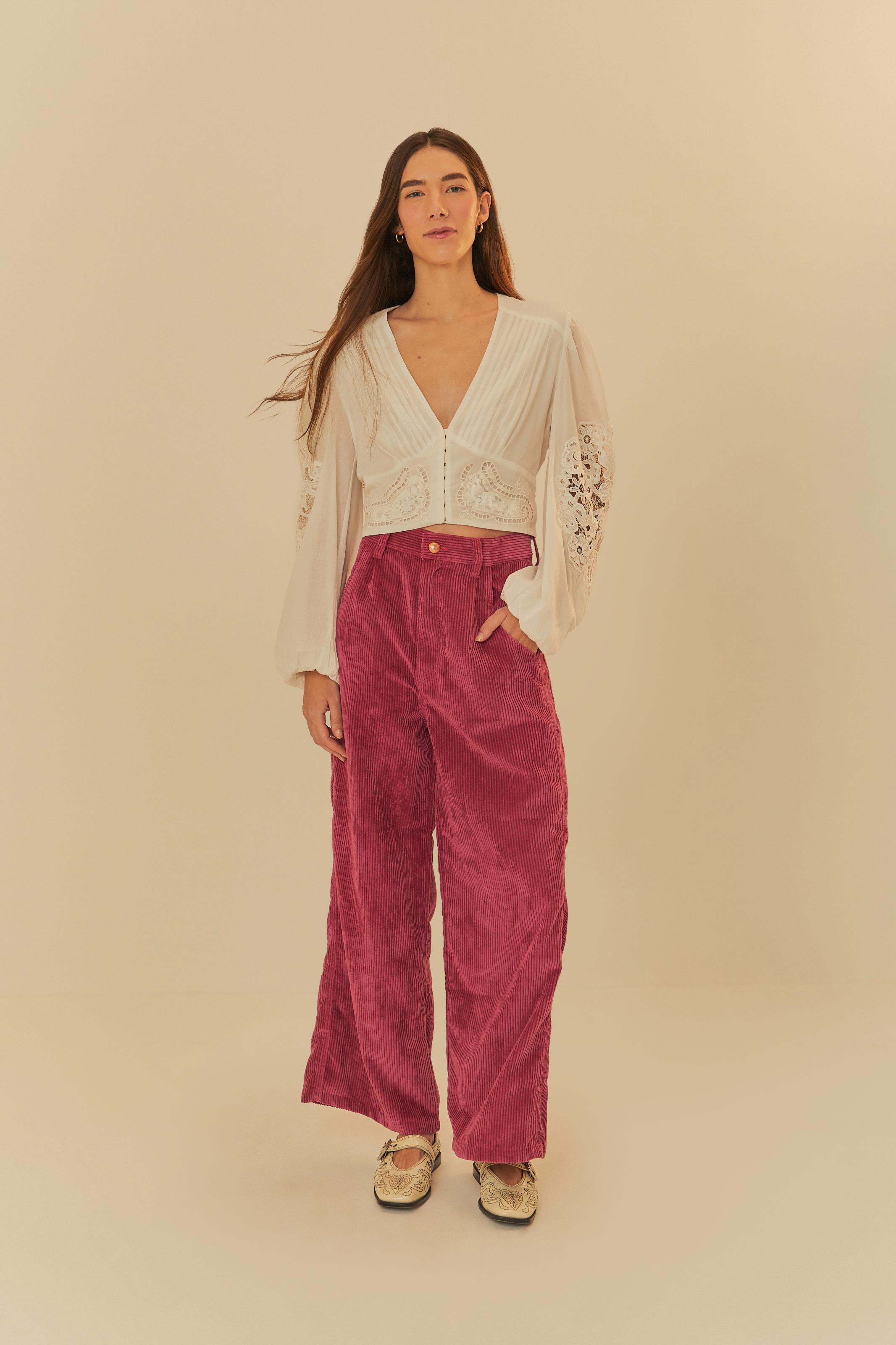 Calça Alfaiataria Cotelê