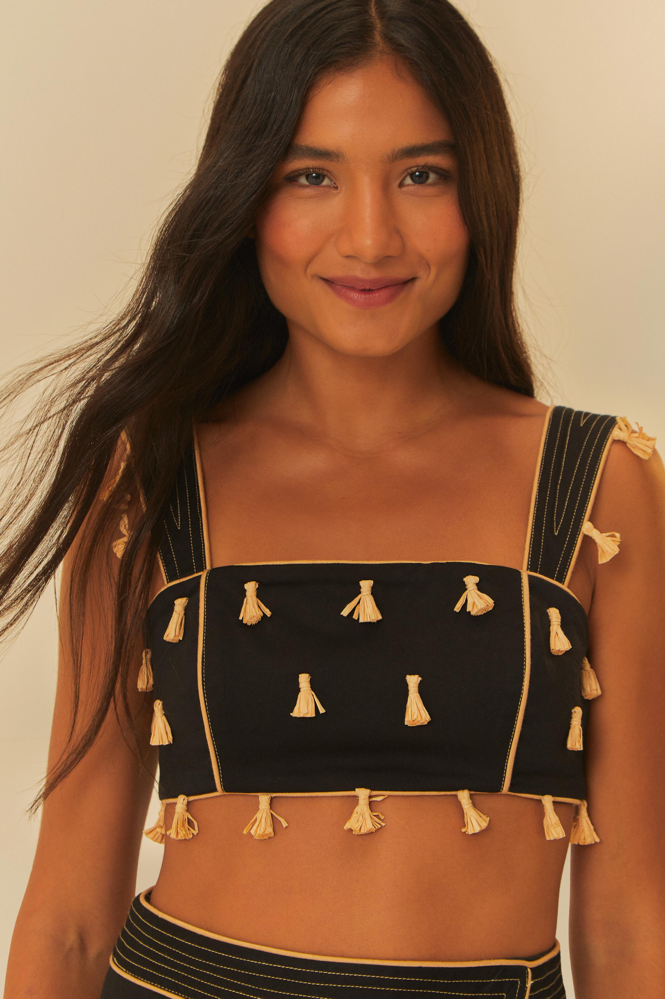 Top Tassel Ráfia
