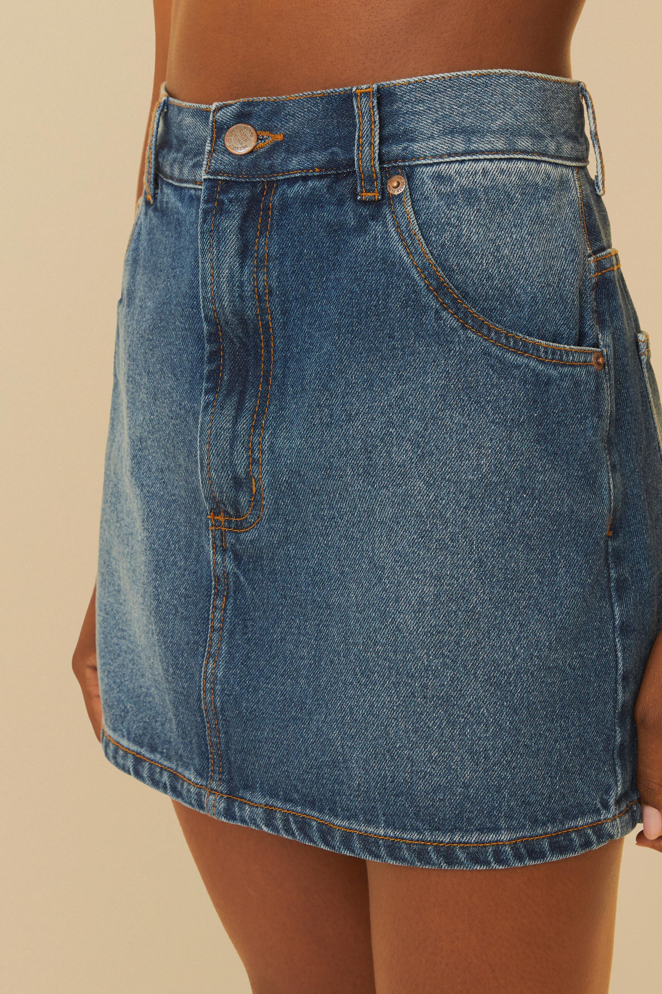 Mini Saia Jeans
