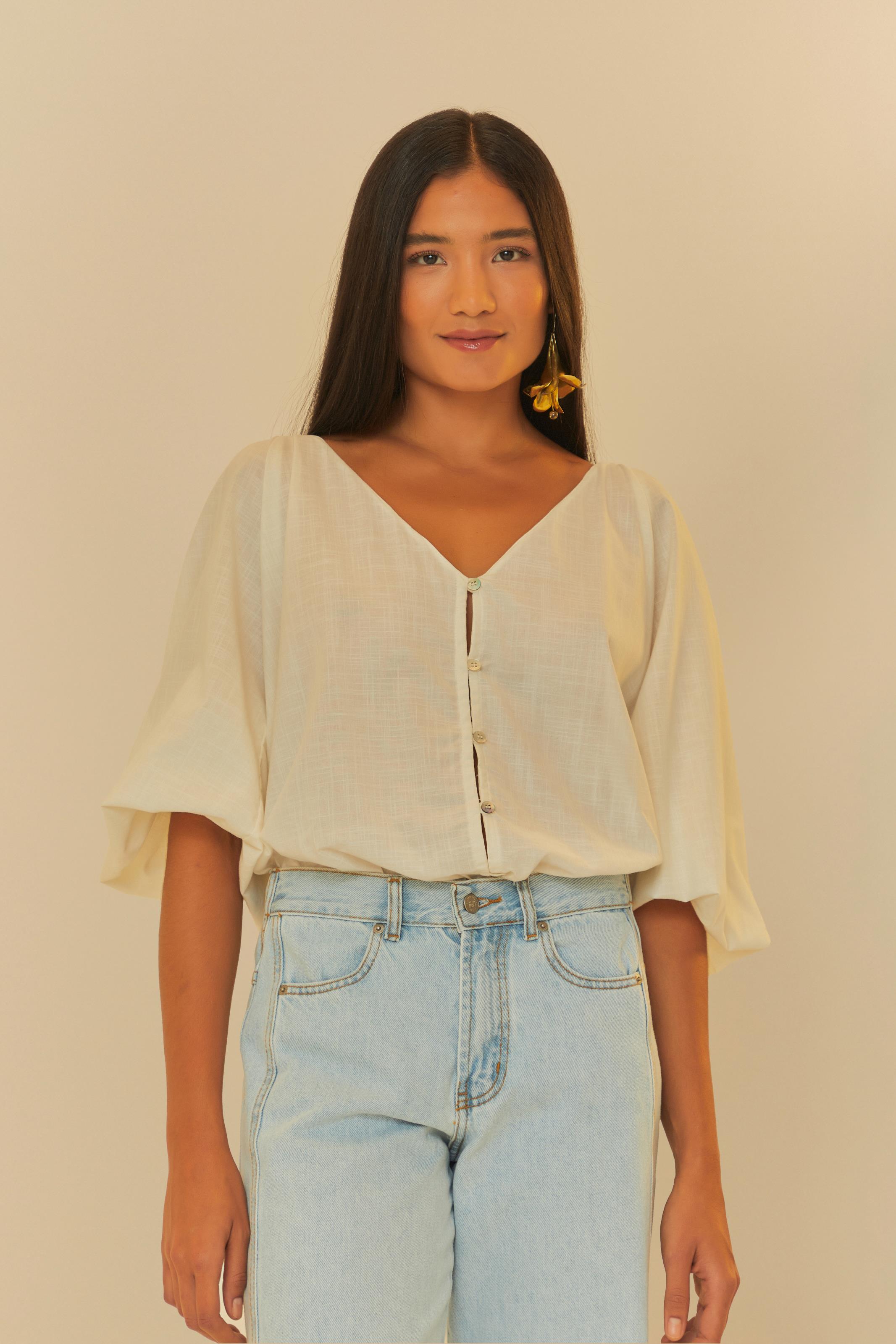 Camisa Longa Algodão
