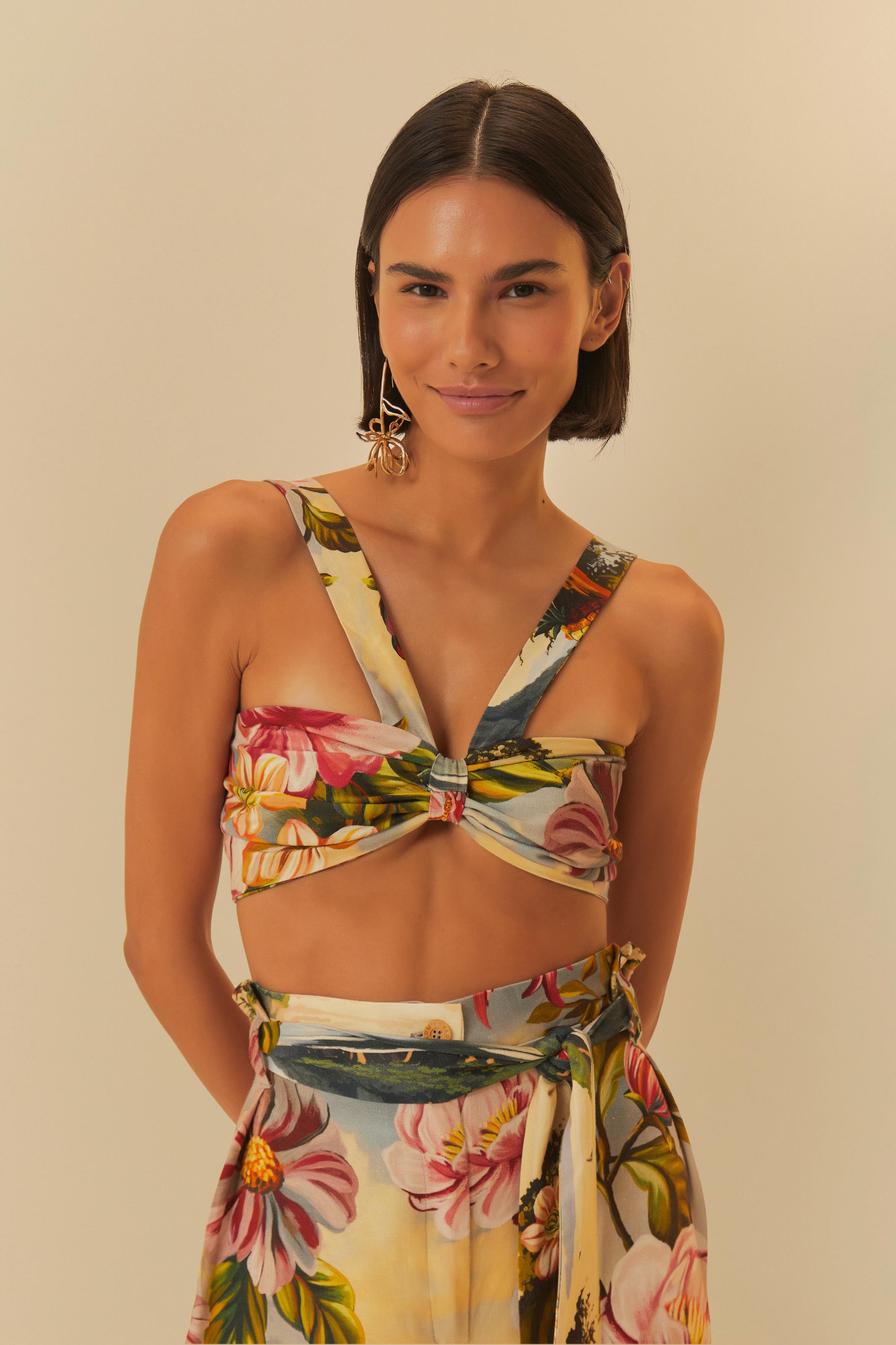 Top Estampado Rio Antigo