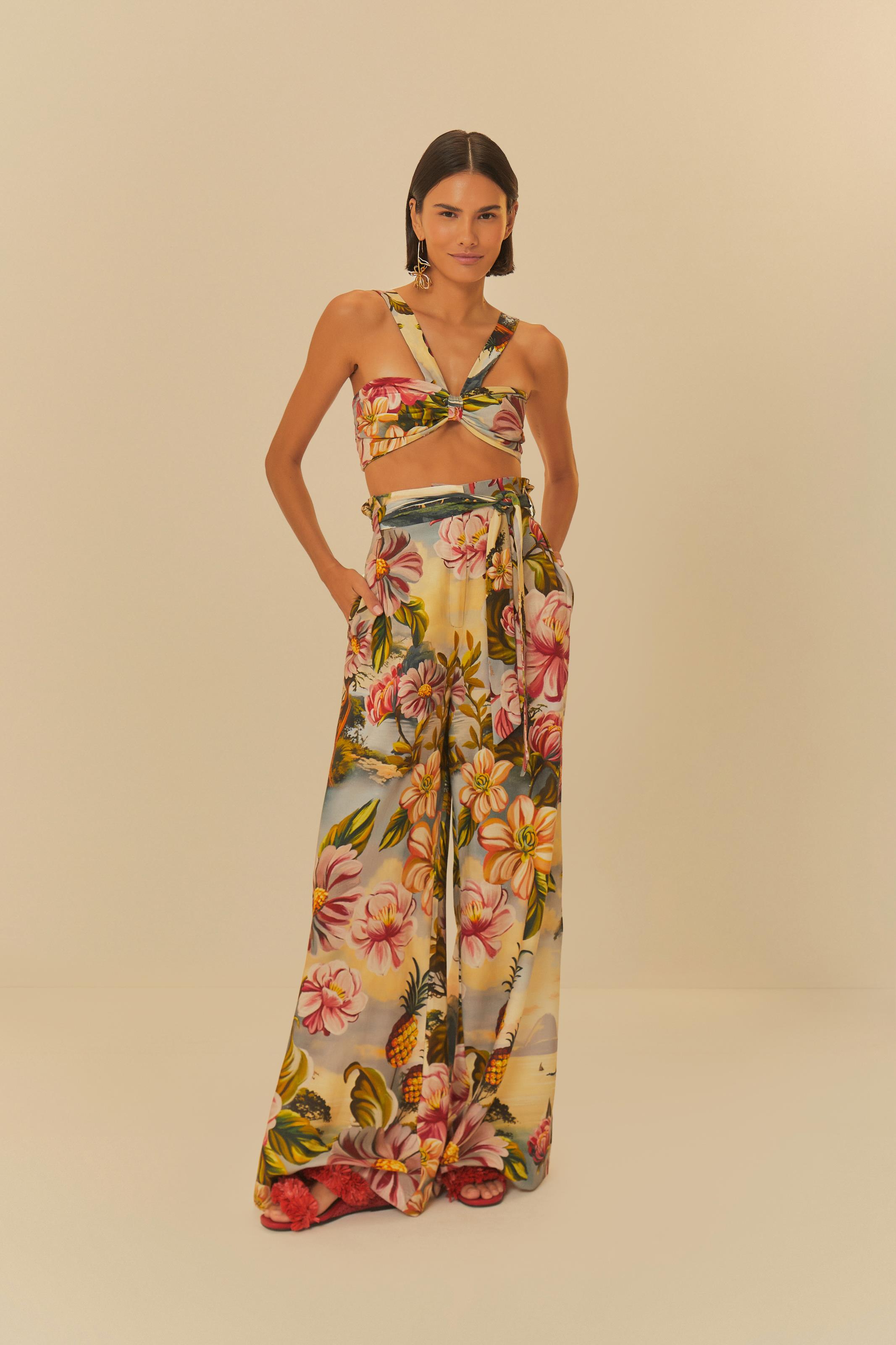 Top Estampado Rio Antigo