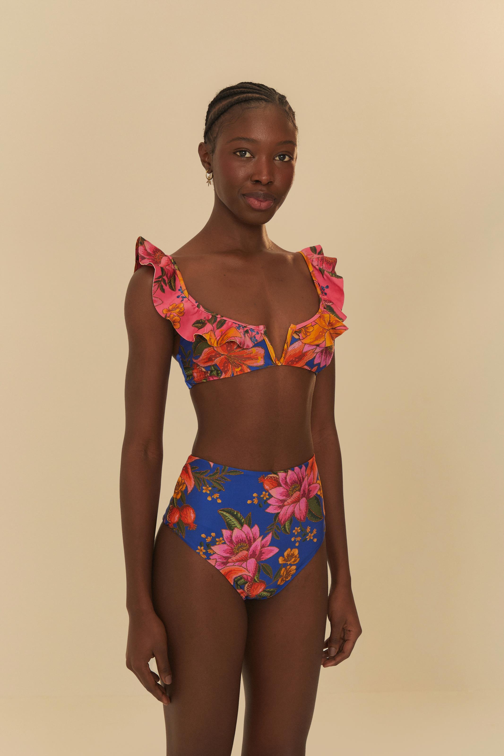 Biquíni Hotpants Double Estampado Fruta De Verão