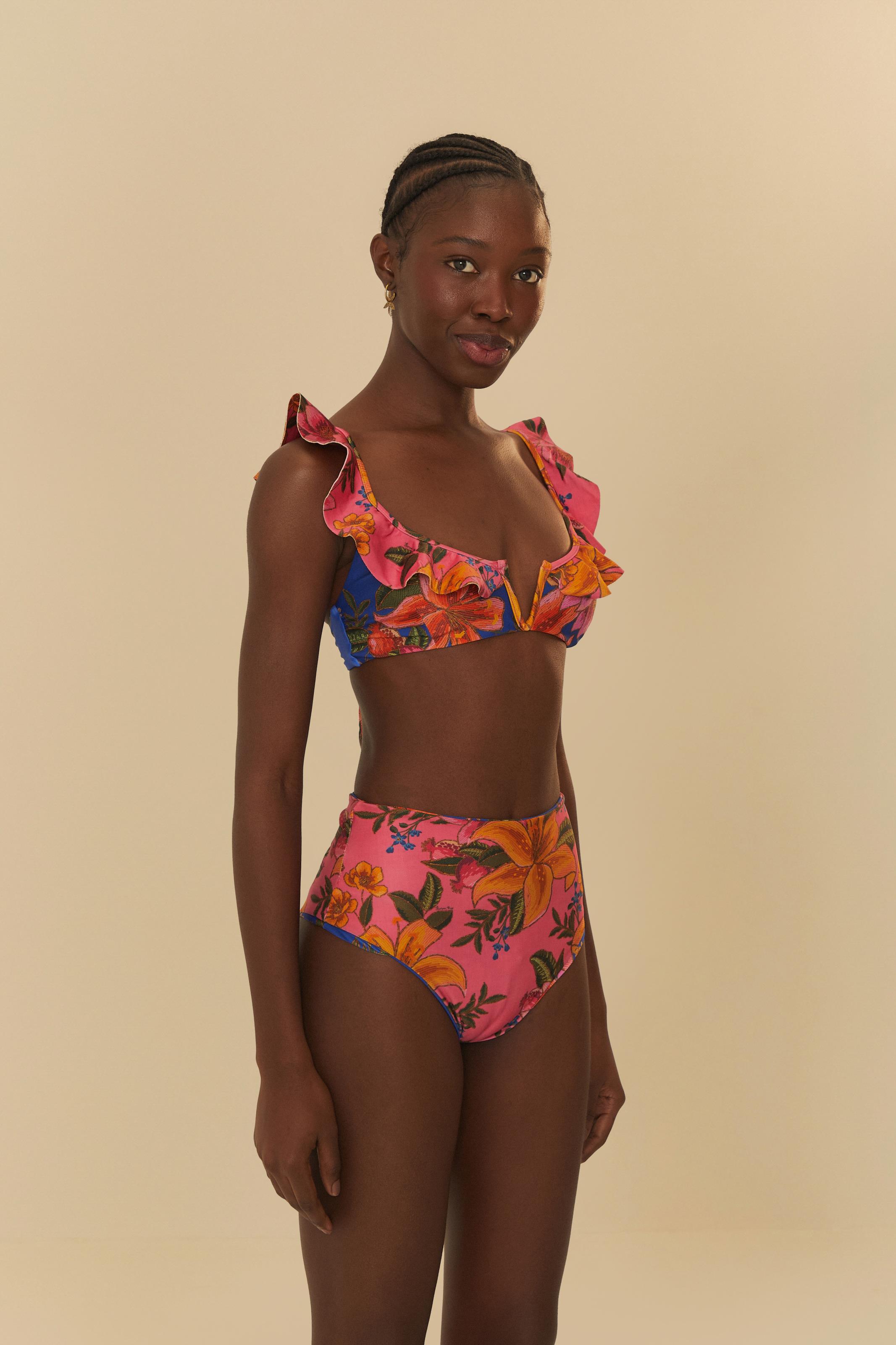 Biquíni Hotpants Double Estampado Fruta De Verão