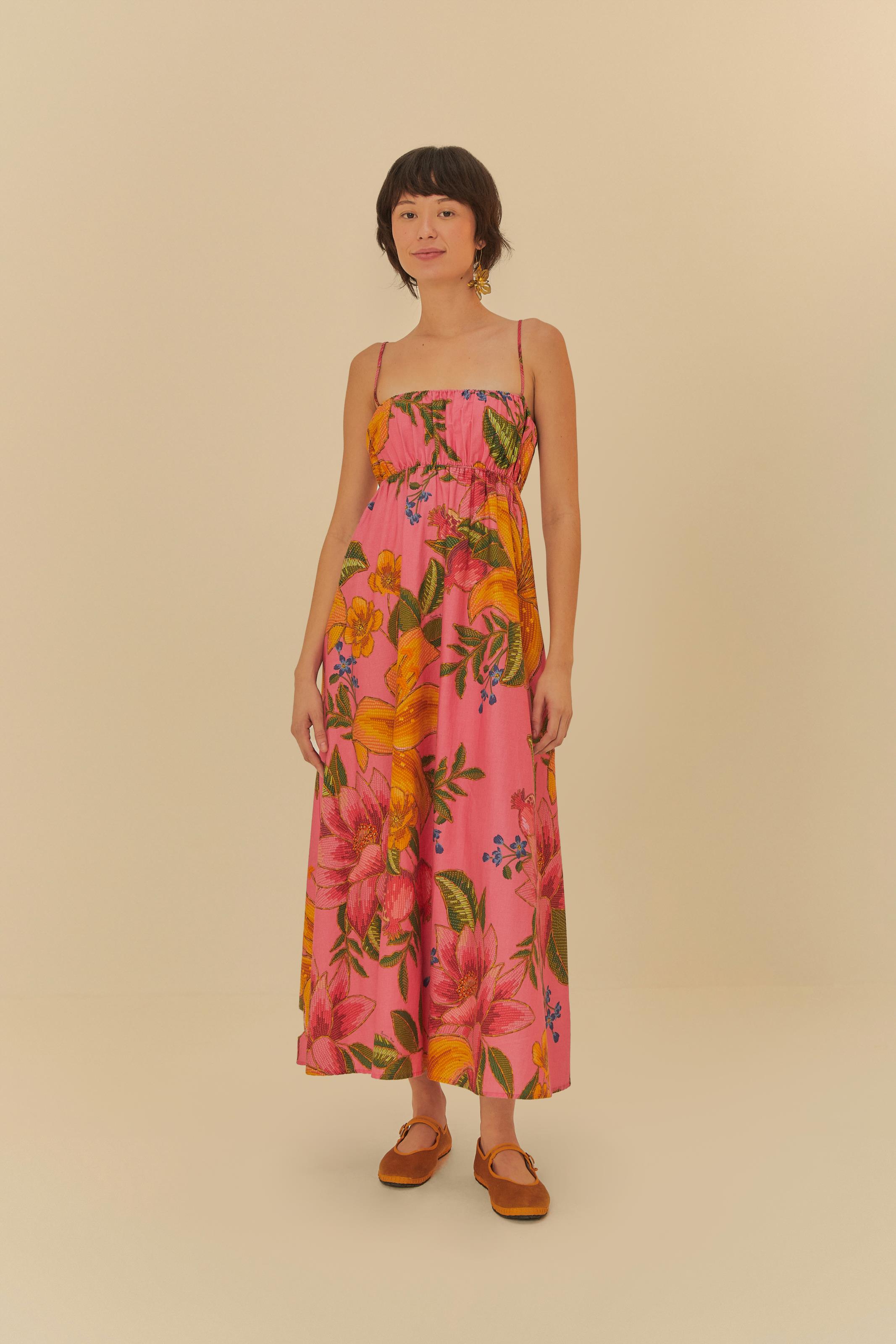 Vestido Cropped Estampado Fruta De Verão Corrida