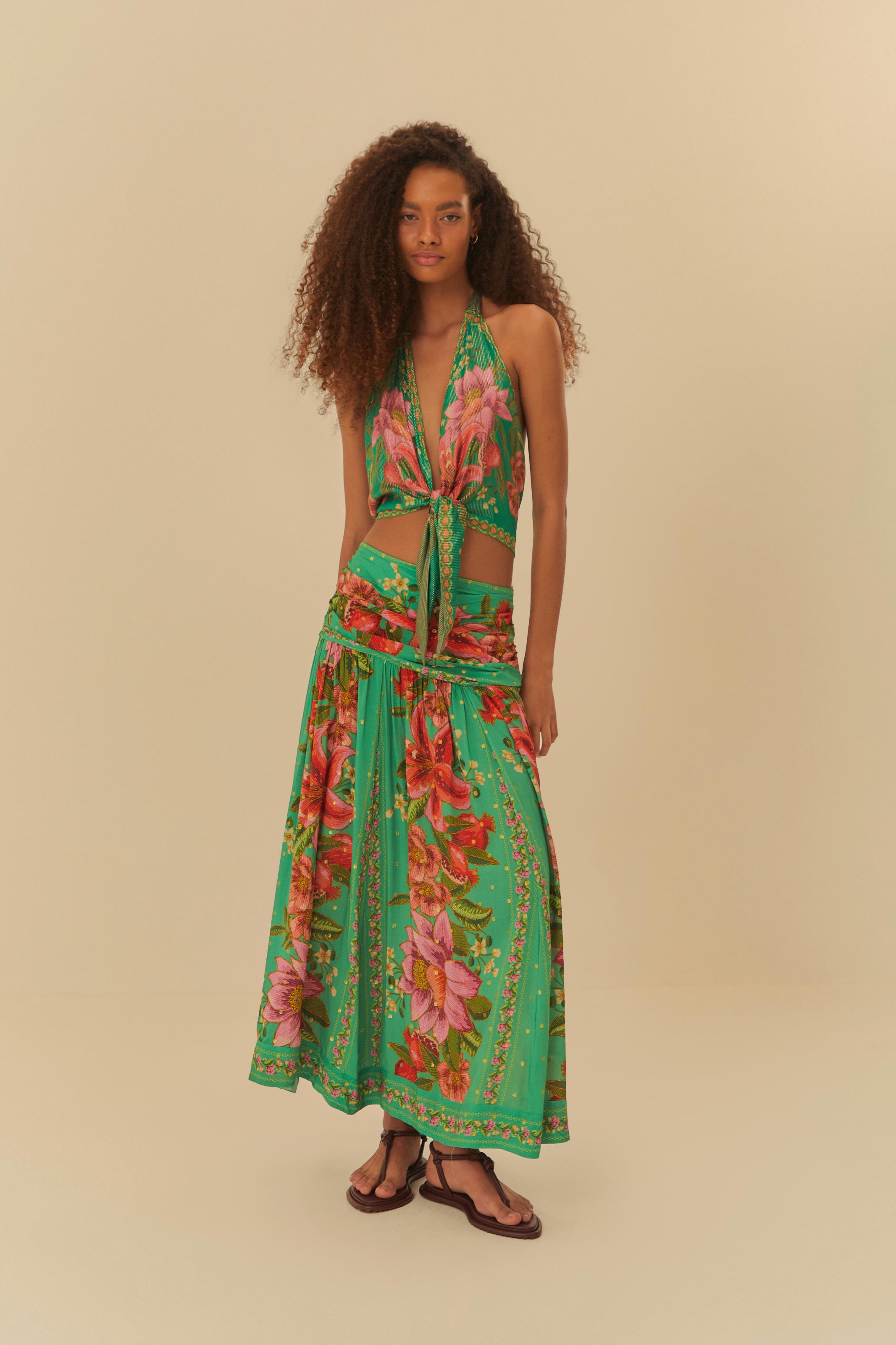 Regata Nó Estampada Fruta De Verão