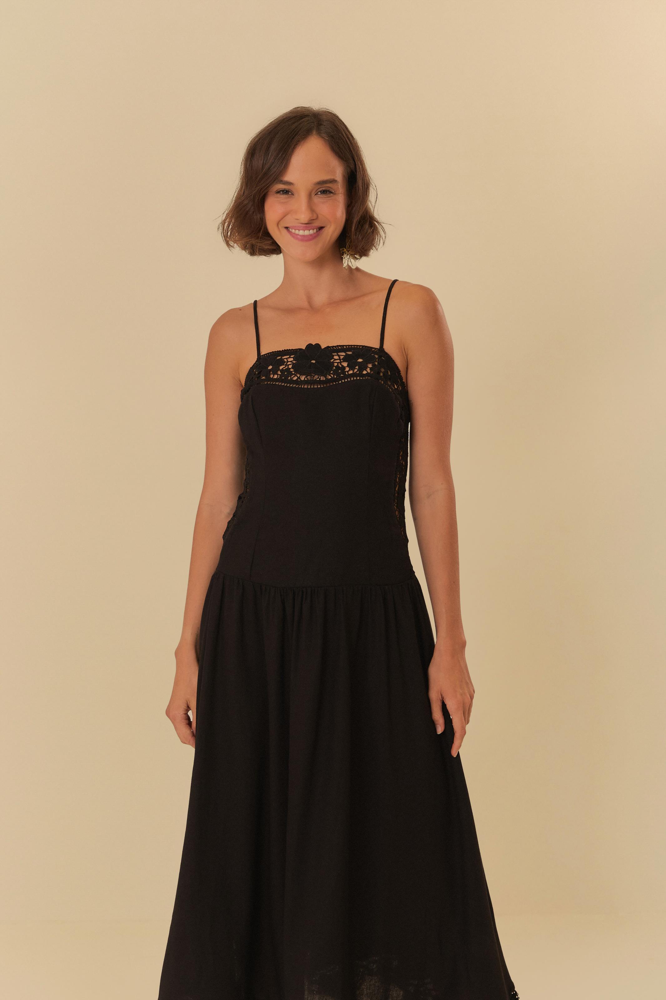 Vestido Artesanal Richelieu Delírio Tropical