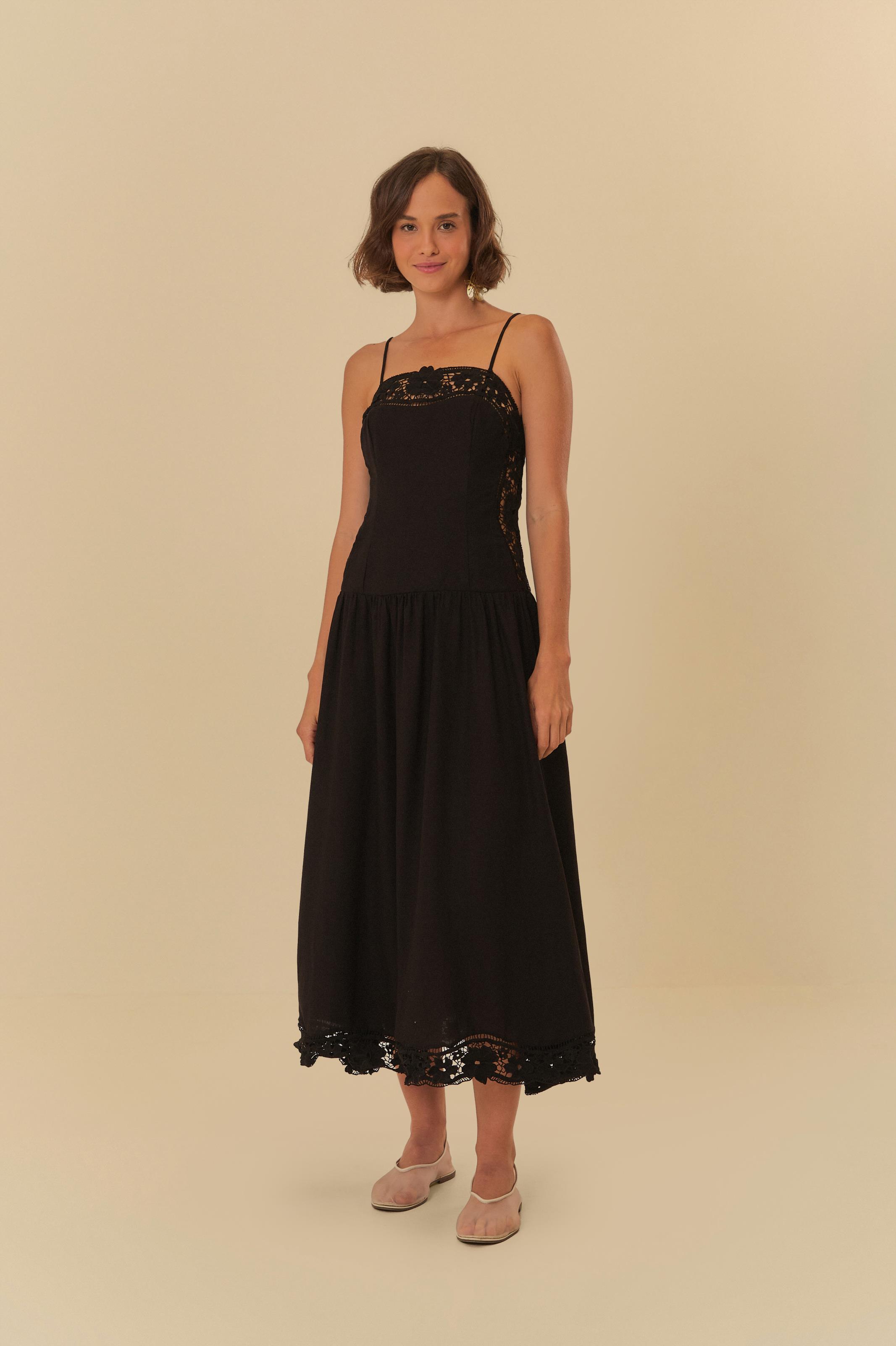 Vestido Artesanal Richelieu Delírio Tropical