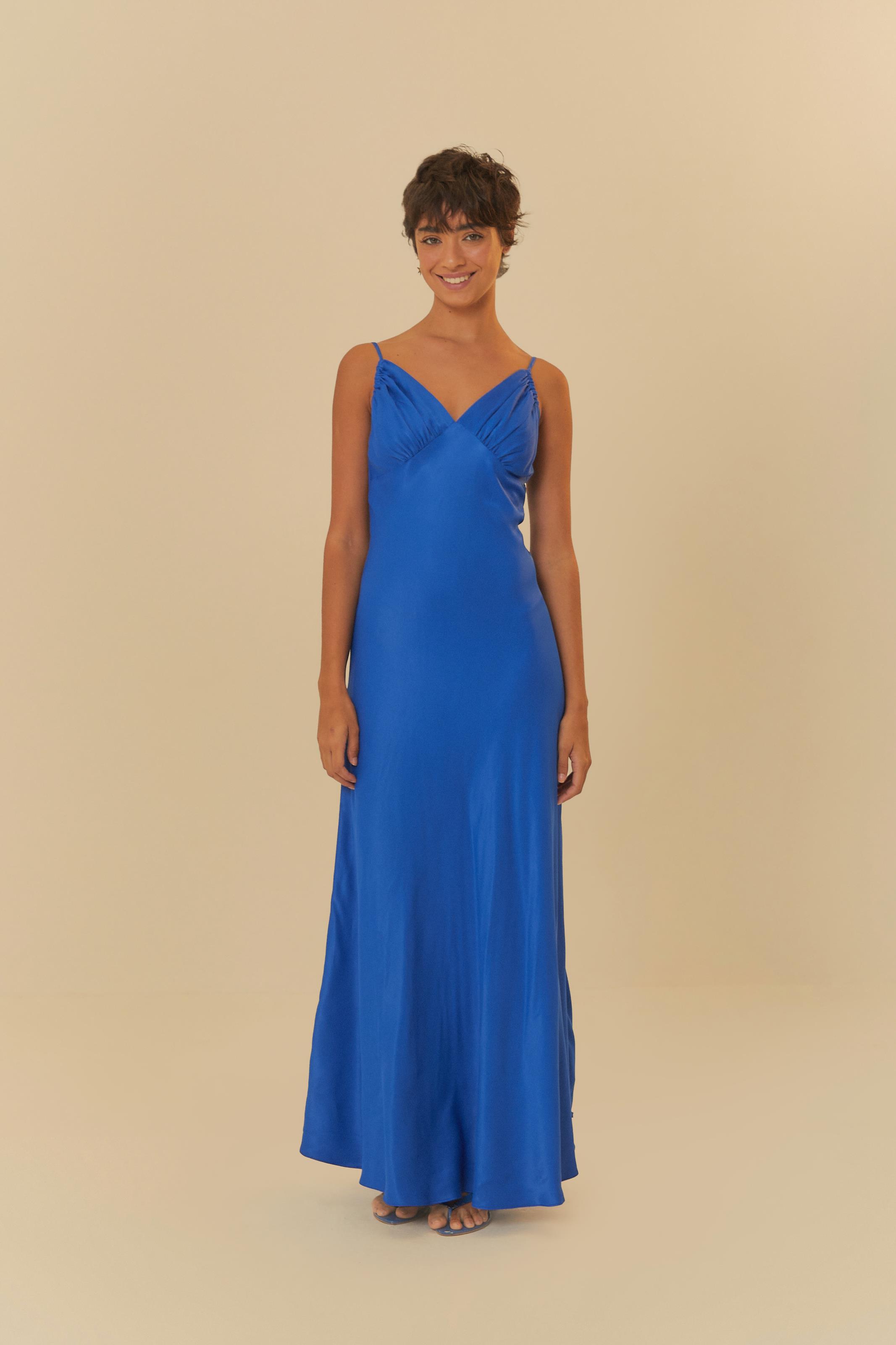 Vestido Pregas Alcinhas