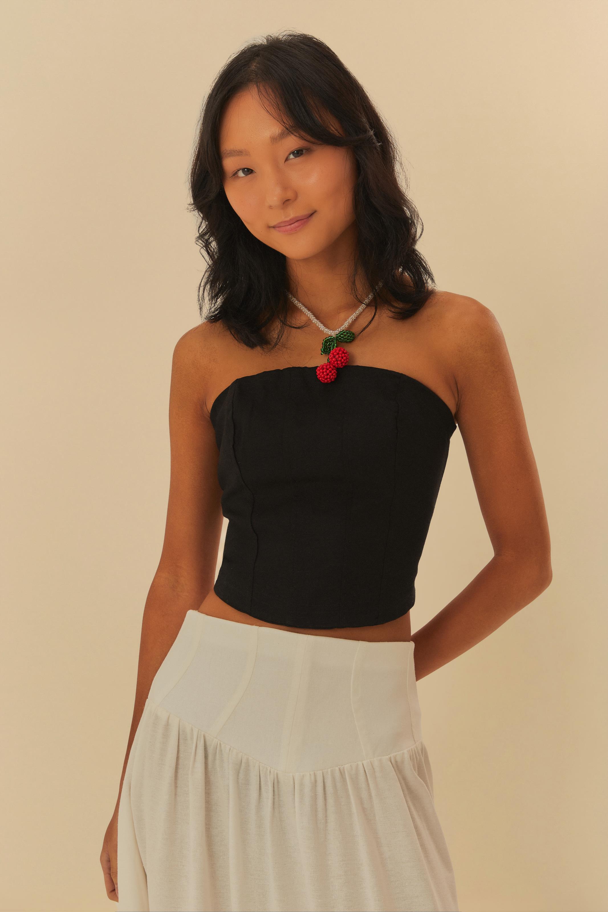 Blusa Corselet Pesponto