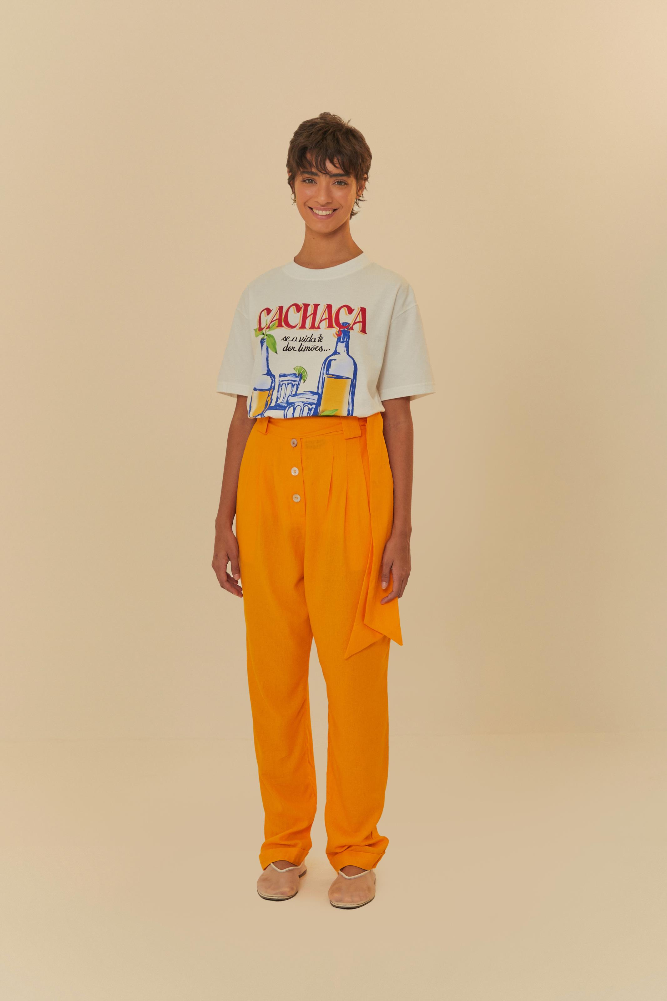 Calça Faixa Botões