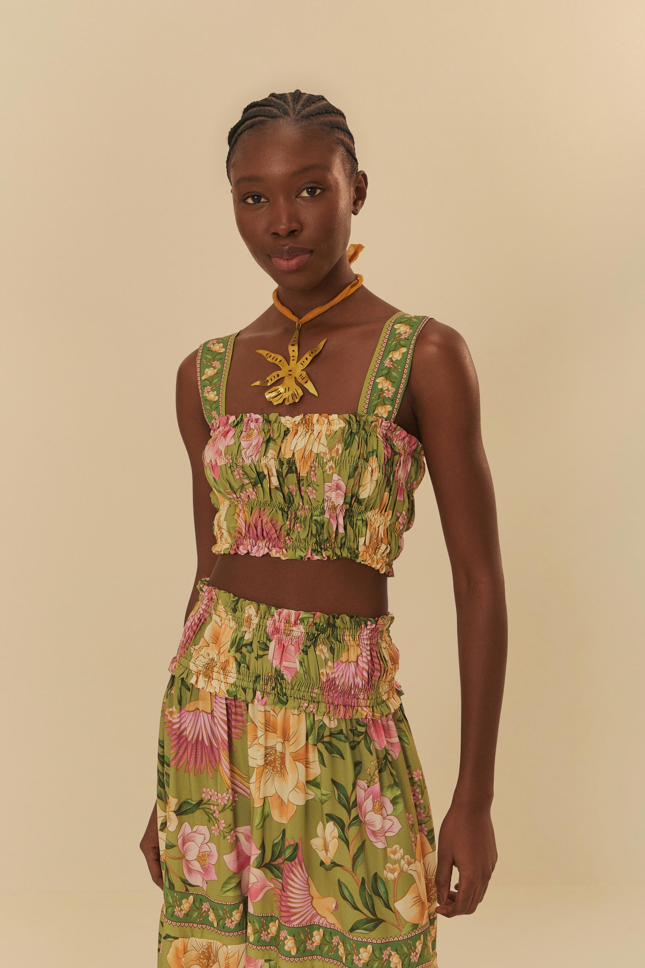 Top Estampado Delicadeza De Floral