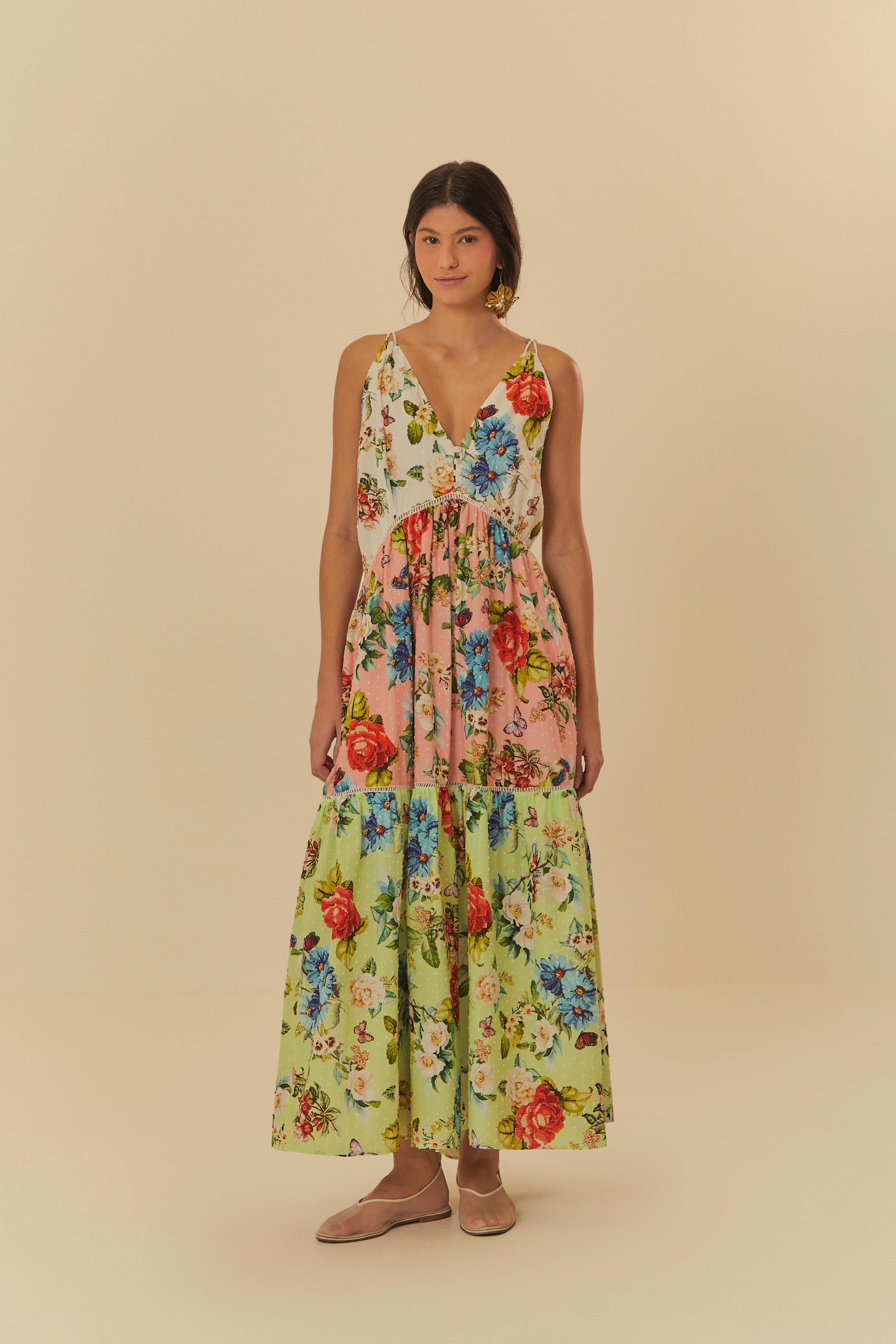 Vestido Patch Estampado Punto
