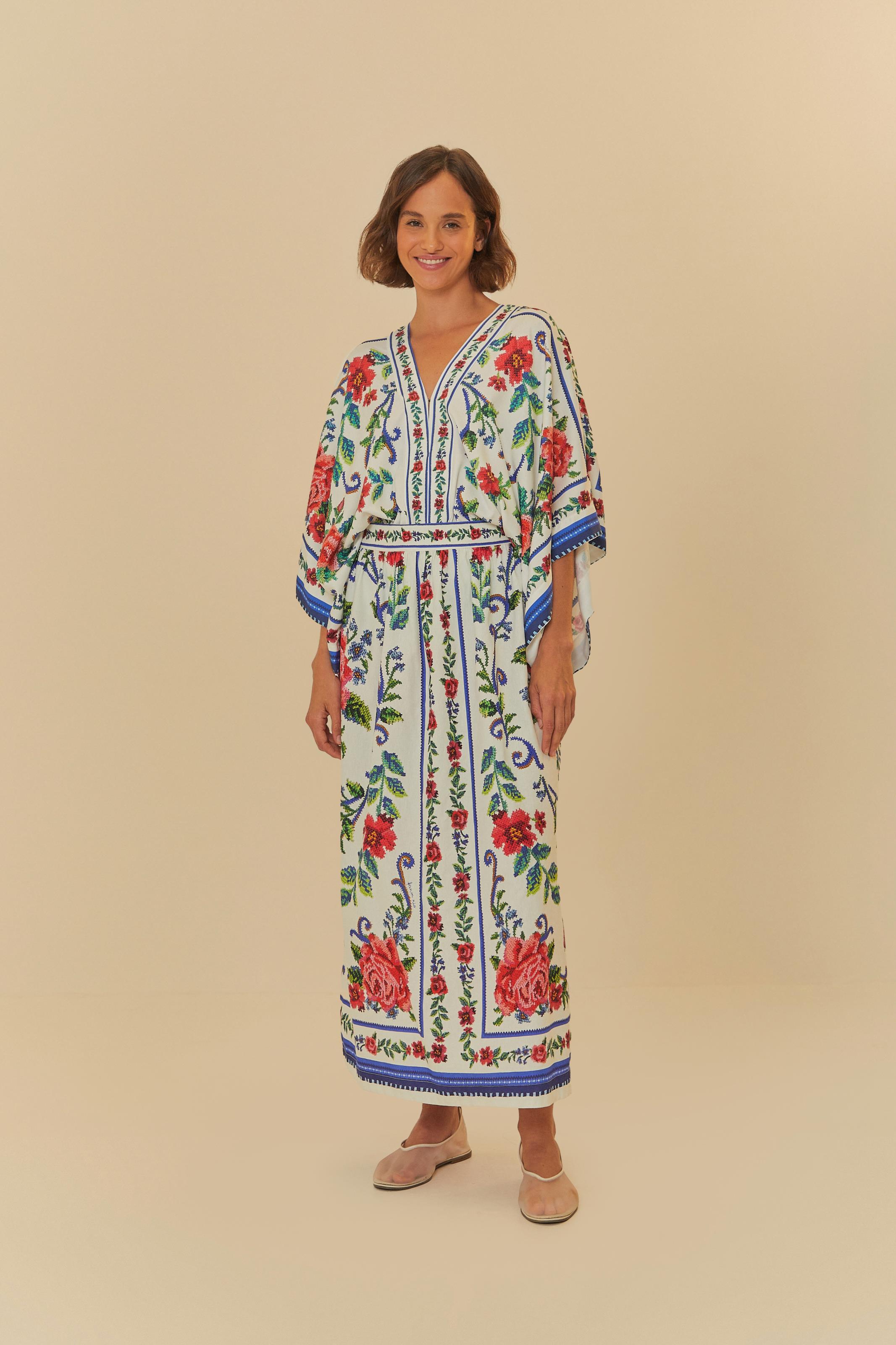 Body Estampado Flor Realeza