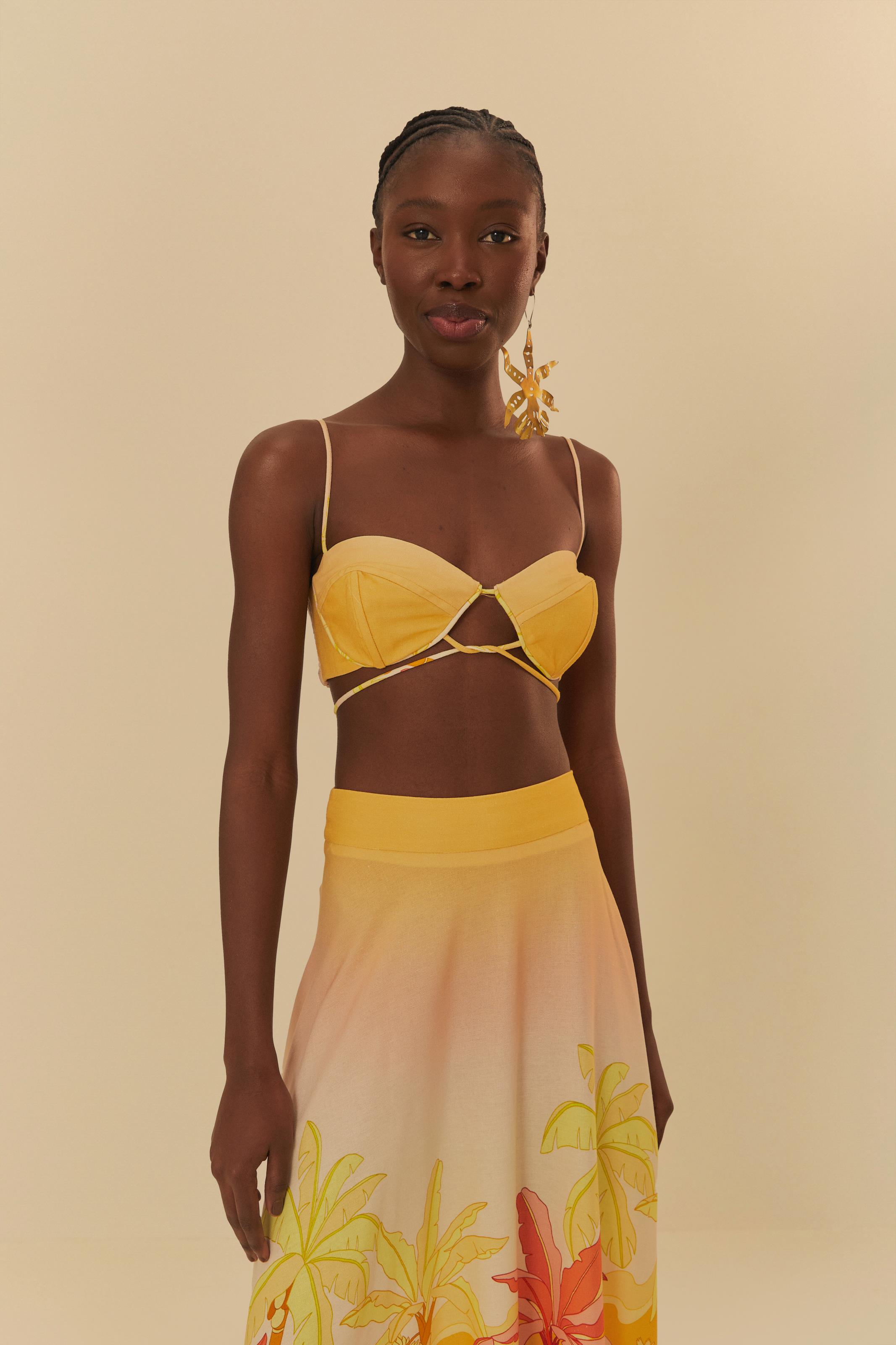 Top Estampado Luau Das Onças